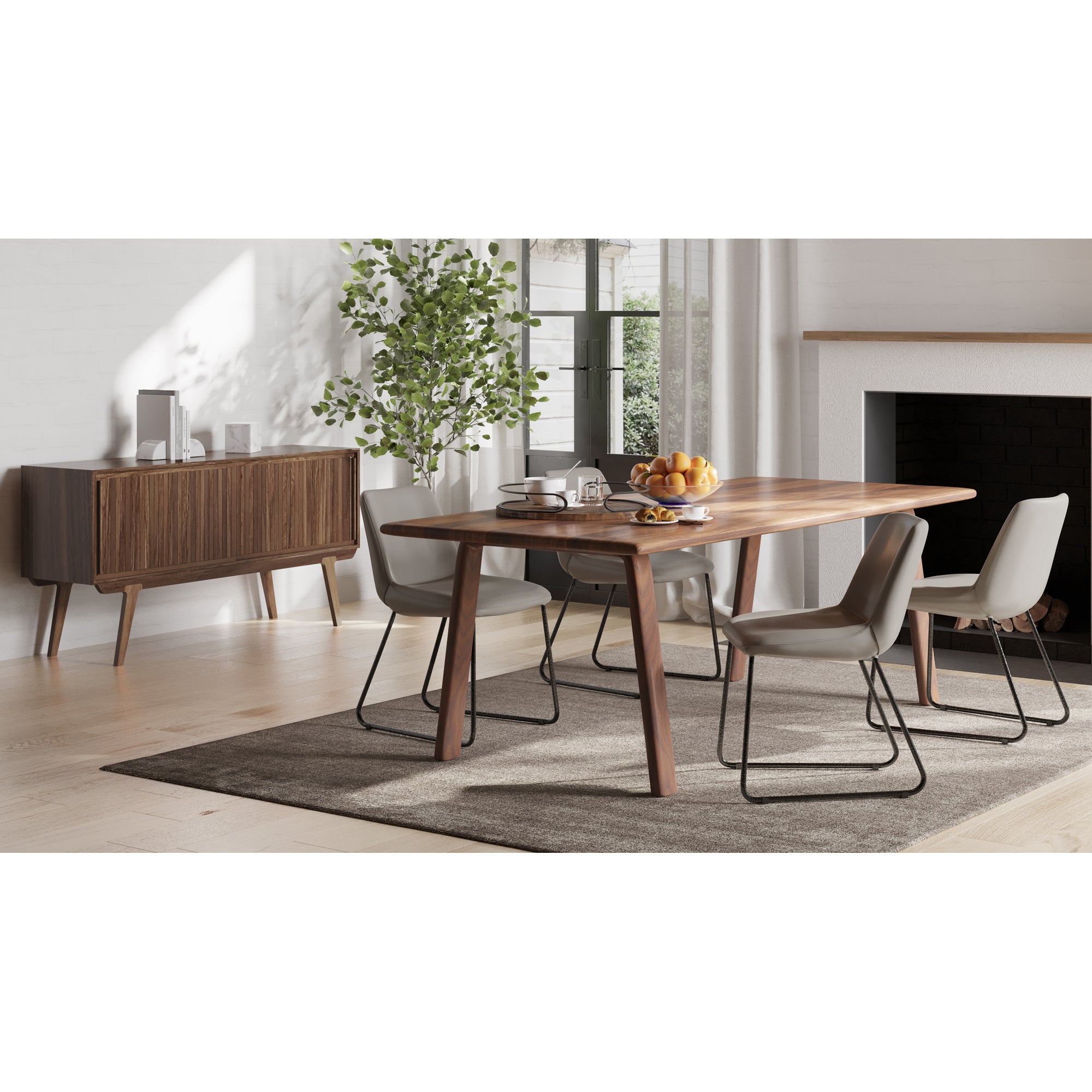 Malibu Dining Table Walnut - Central Designs