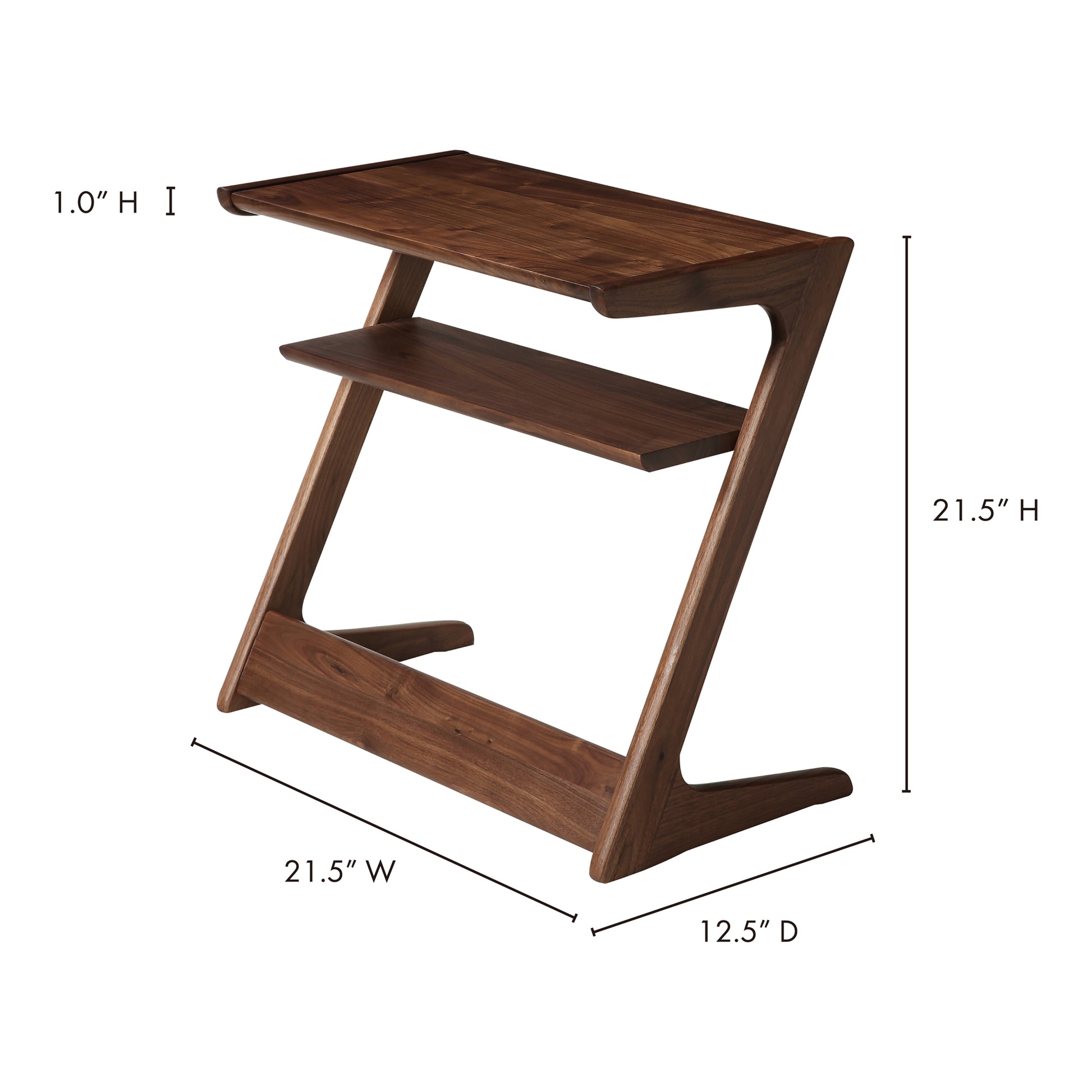 Sakai Accent Table Brown - Central Designs