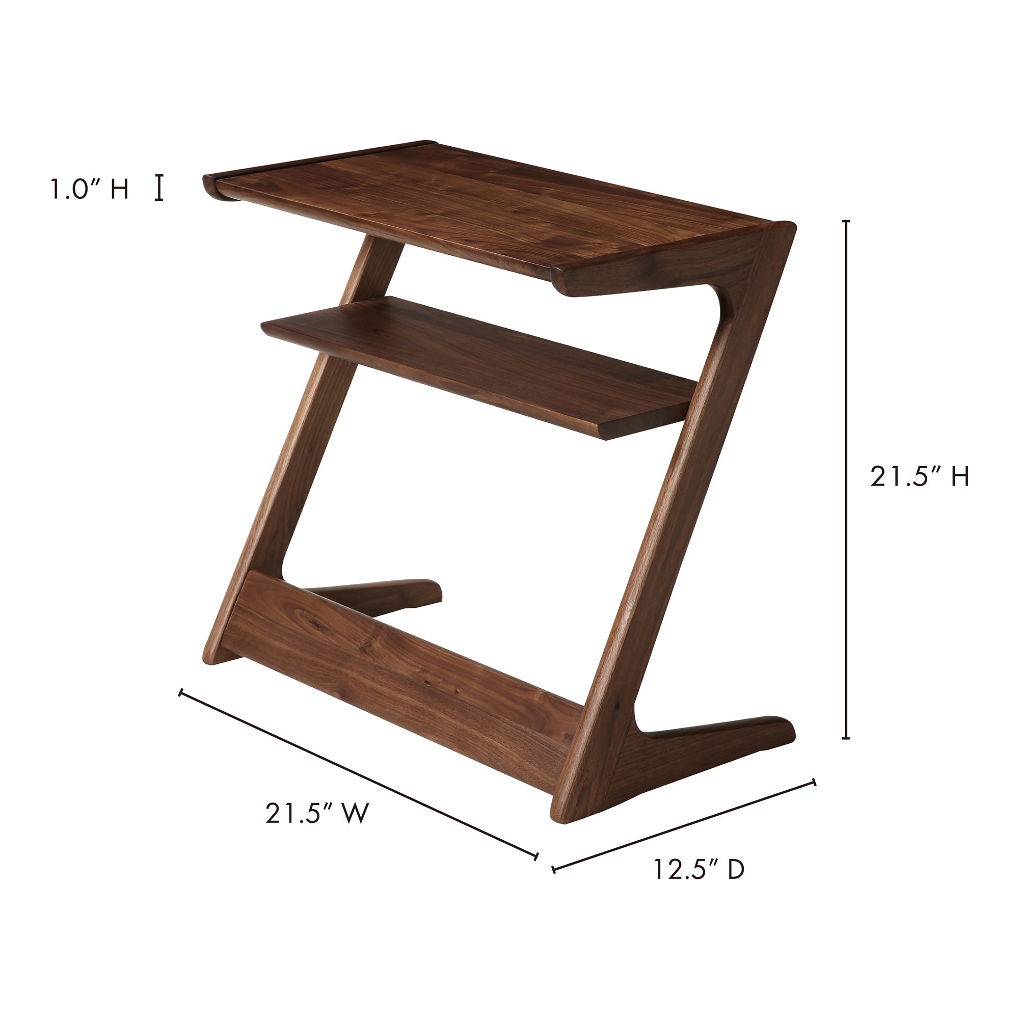 Sakai Accent Table Brown - Central Designs