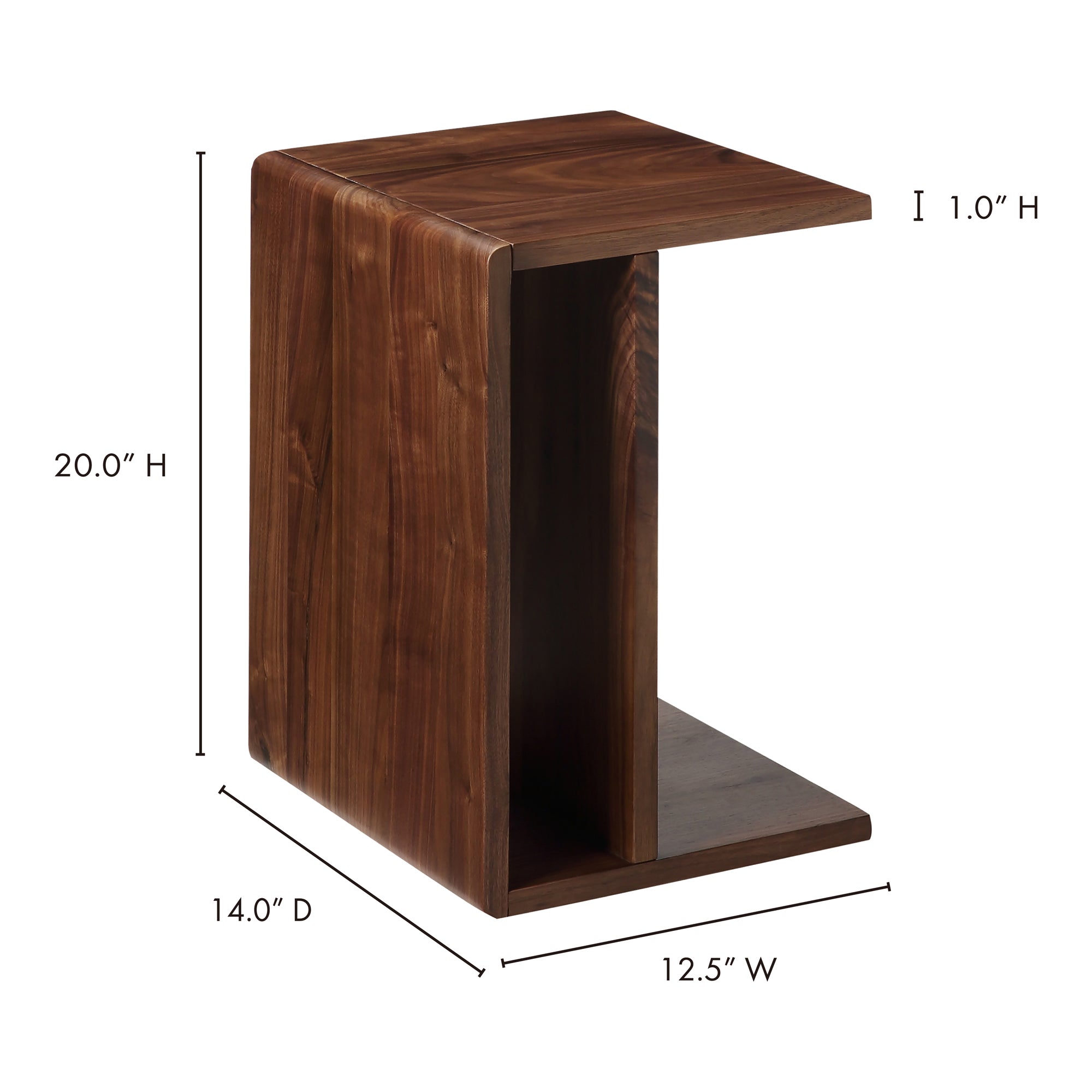 Hiroki Accent Table Brown - Central Designs