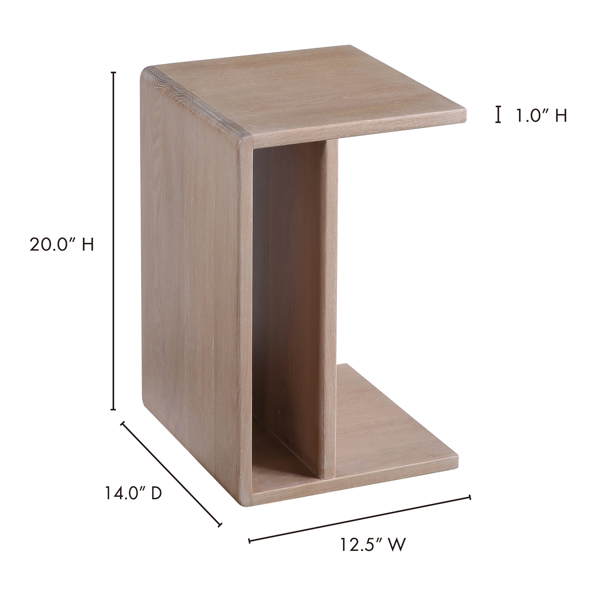 Hiroki Accent Table White Oak - Central Designs
