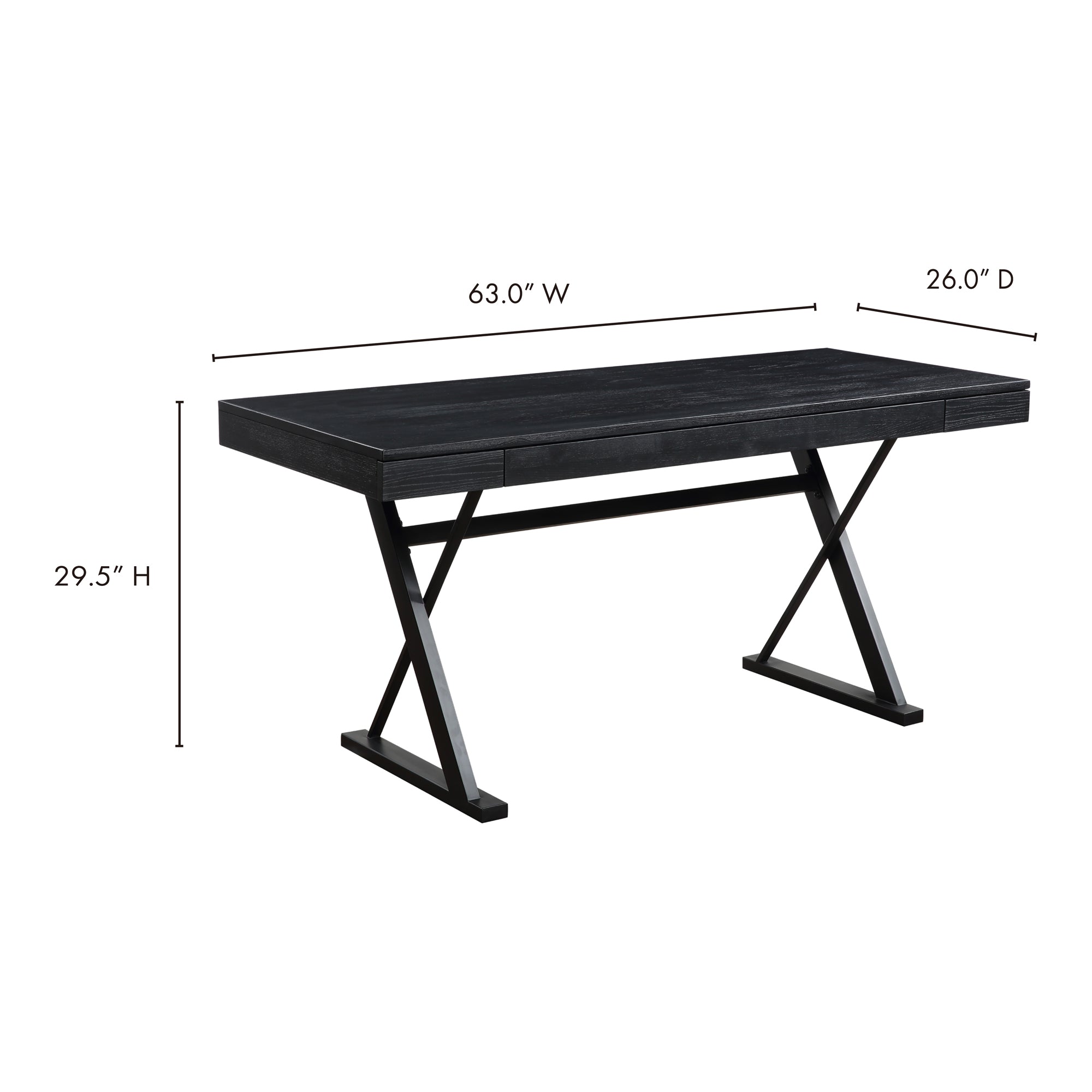 Profecto Desk Black - Central Designs