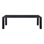 Post Large Dining Table Black