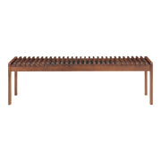 Rohe Bench Walnut Brown