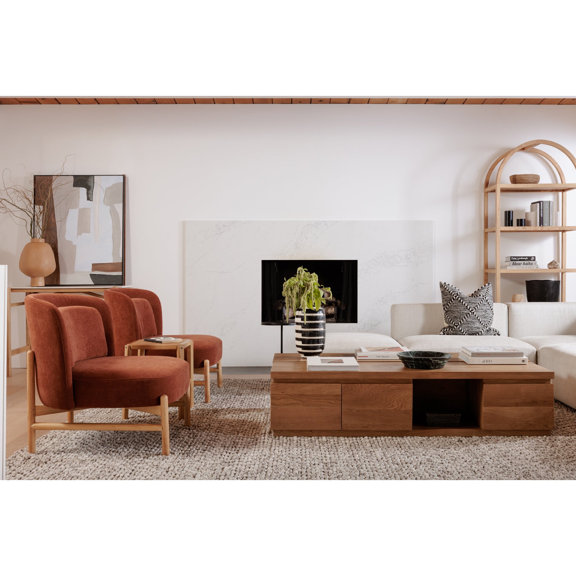 Eero Bookcase Natural - Central Designs