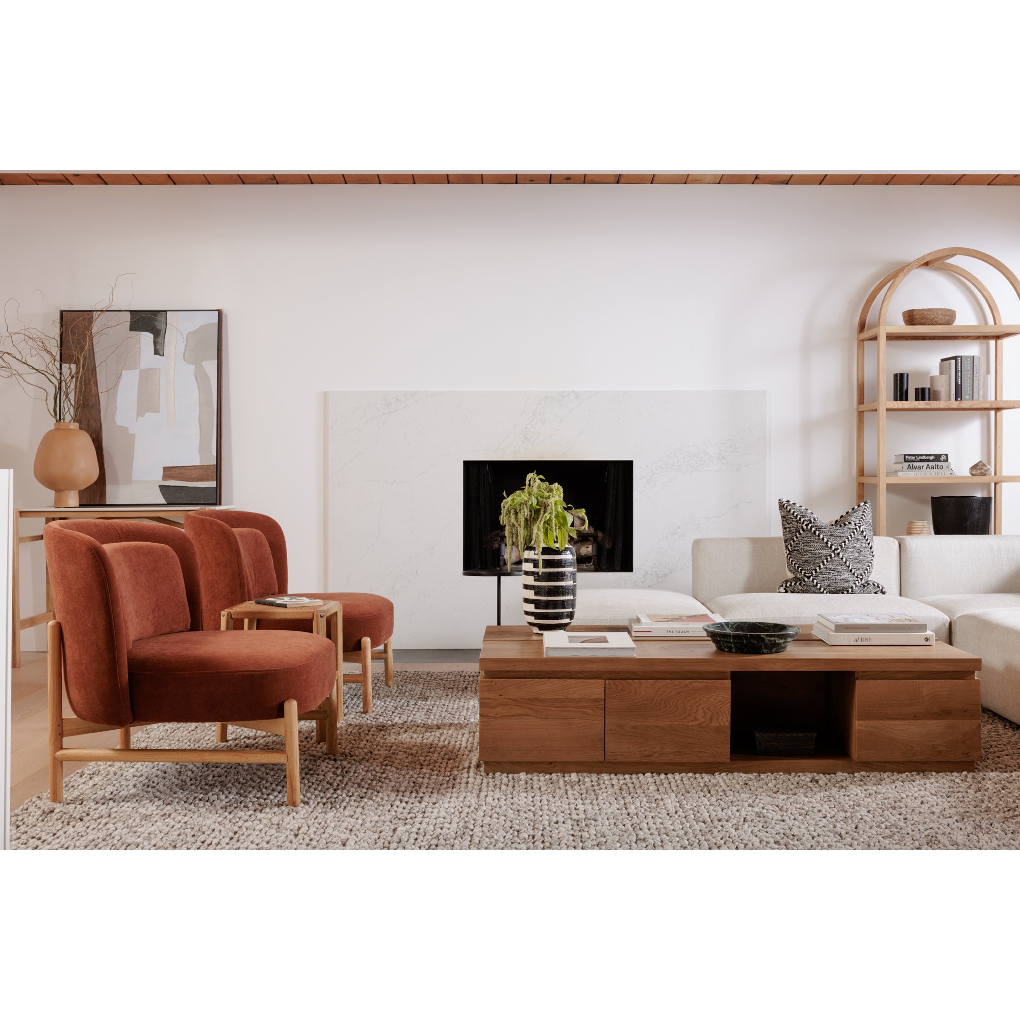 Eero Bookcase Natural - Central Designs