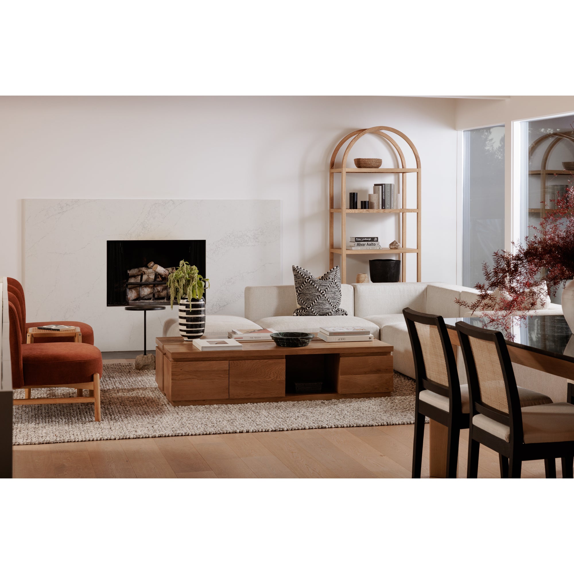 Eero Bookcase Natural - Central Designs