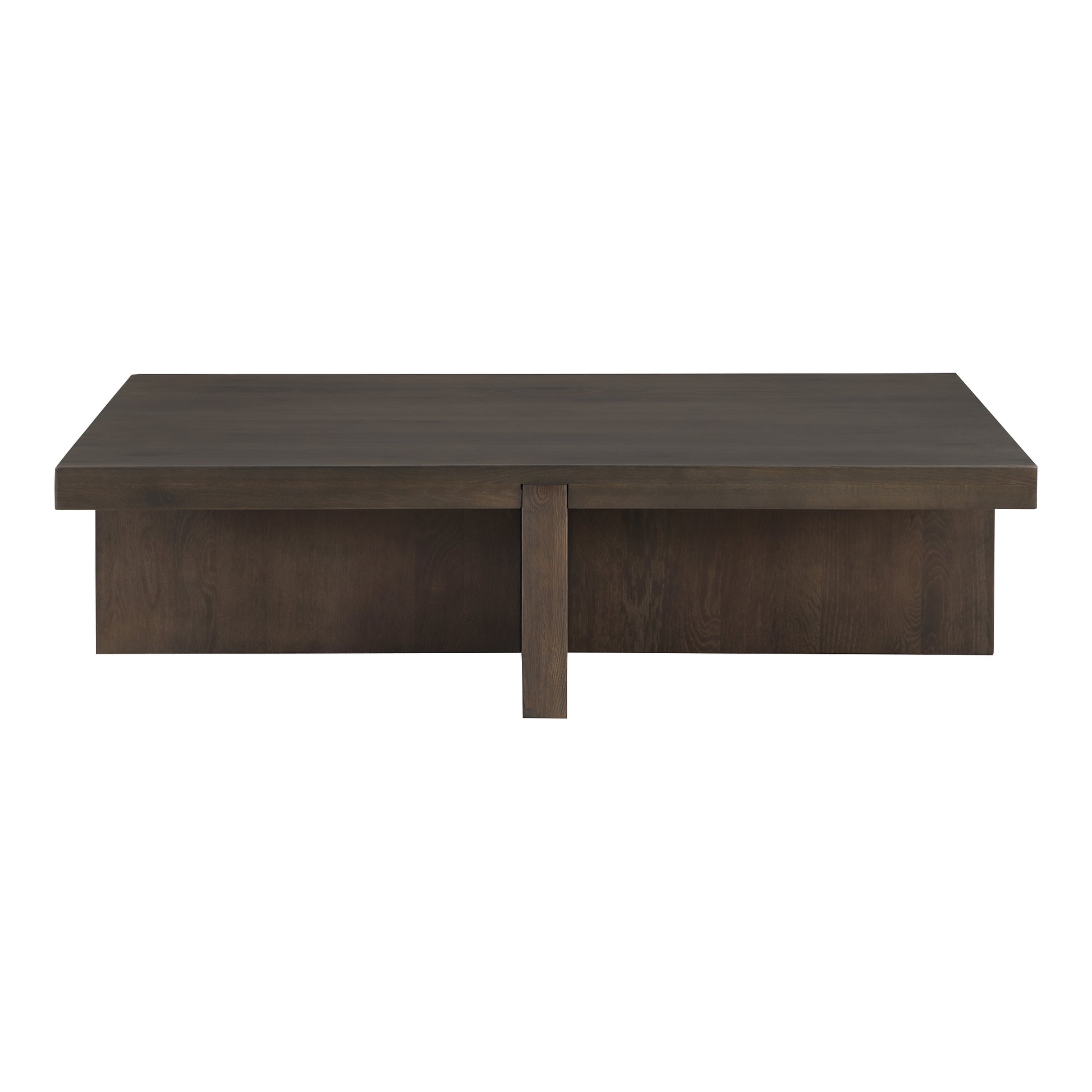 Folke Rectangular Coffee Table Dark Brown - Central Designs