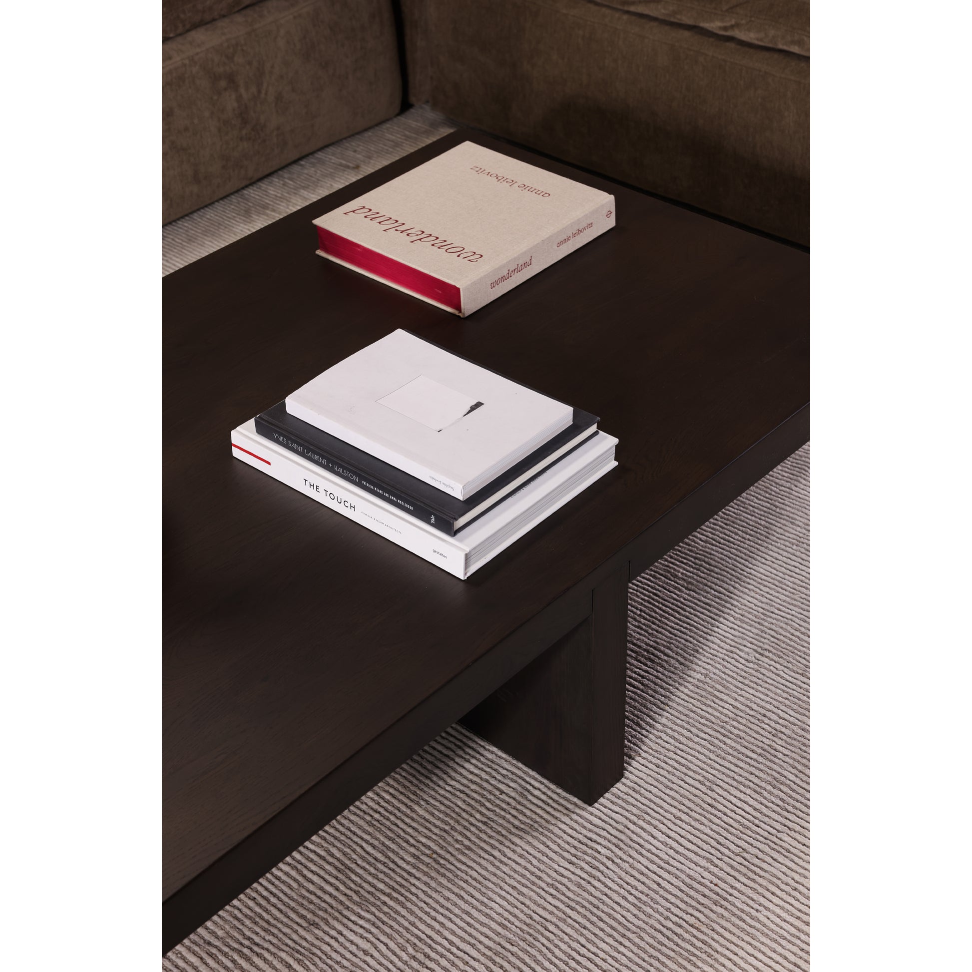 Folke Rectangular Coffee Table Dark Brown - Central Designs