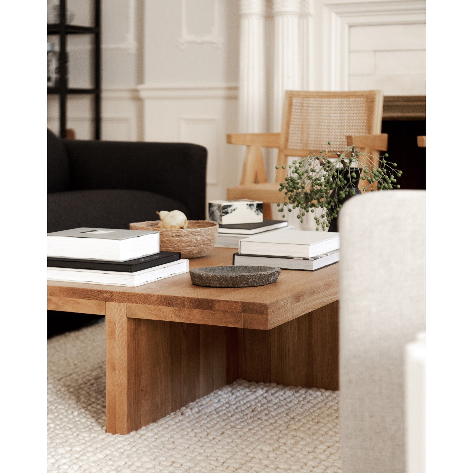 Folke Rectangular Coffee Table Natural - Central Designs