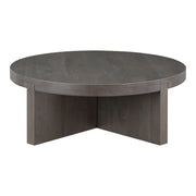 Folke Round Coffee Table Dark Brown - Central Designs