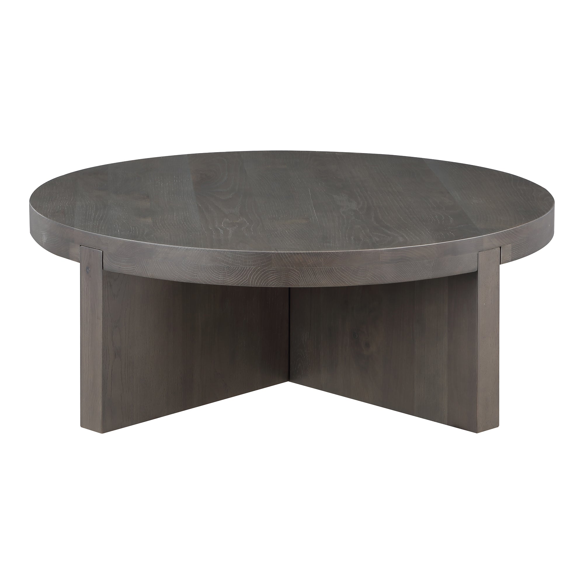 Folke Round Coffee Table Dark Brown - Central Designs
