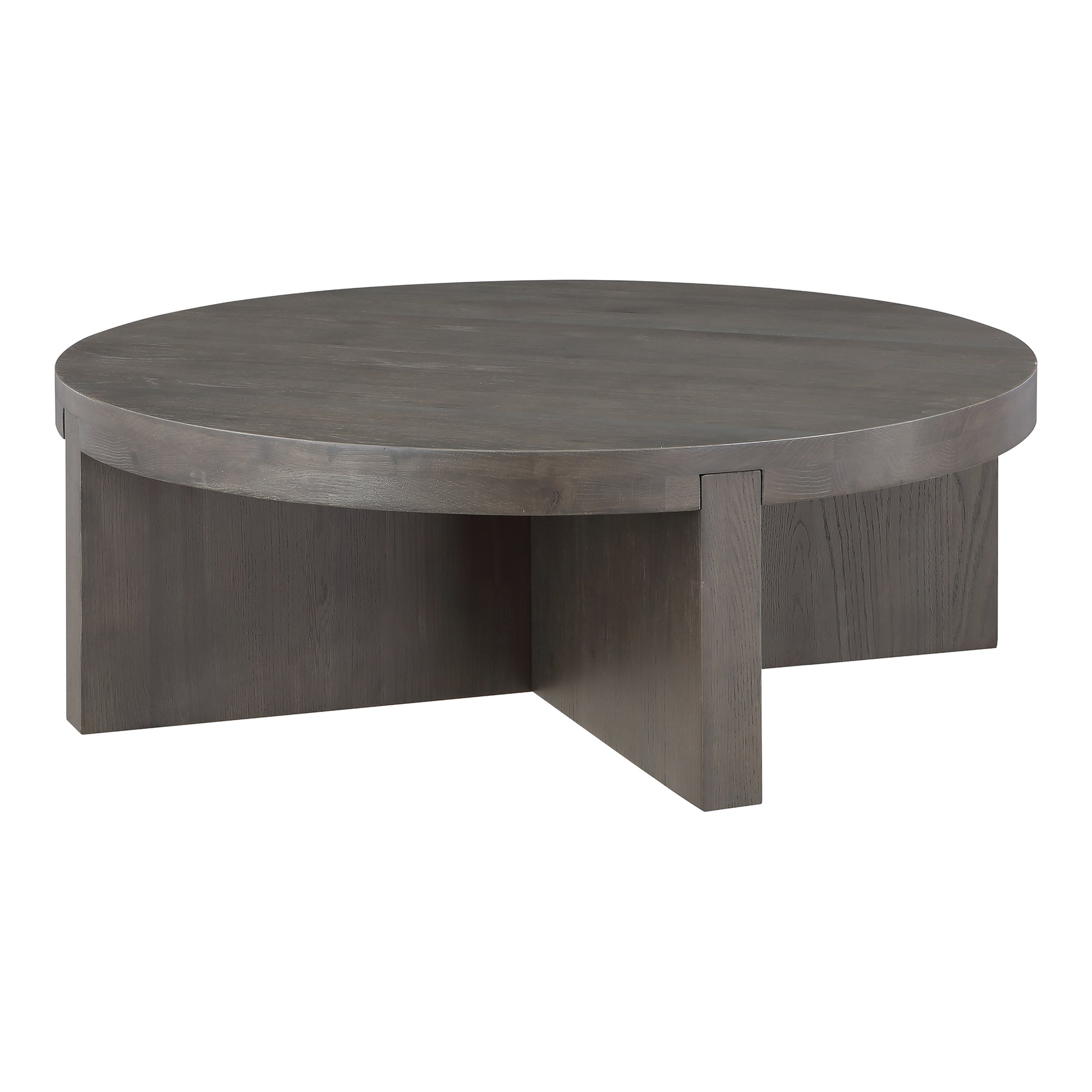 Folke Round Coffee Table Dark Brown - Central Designs
