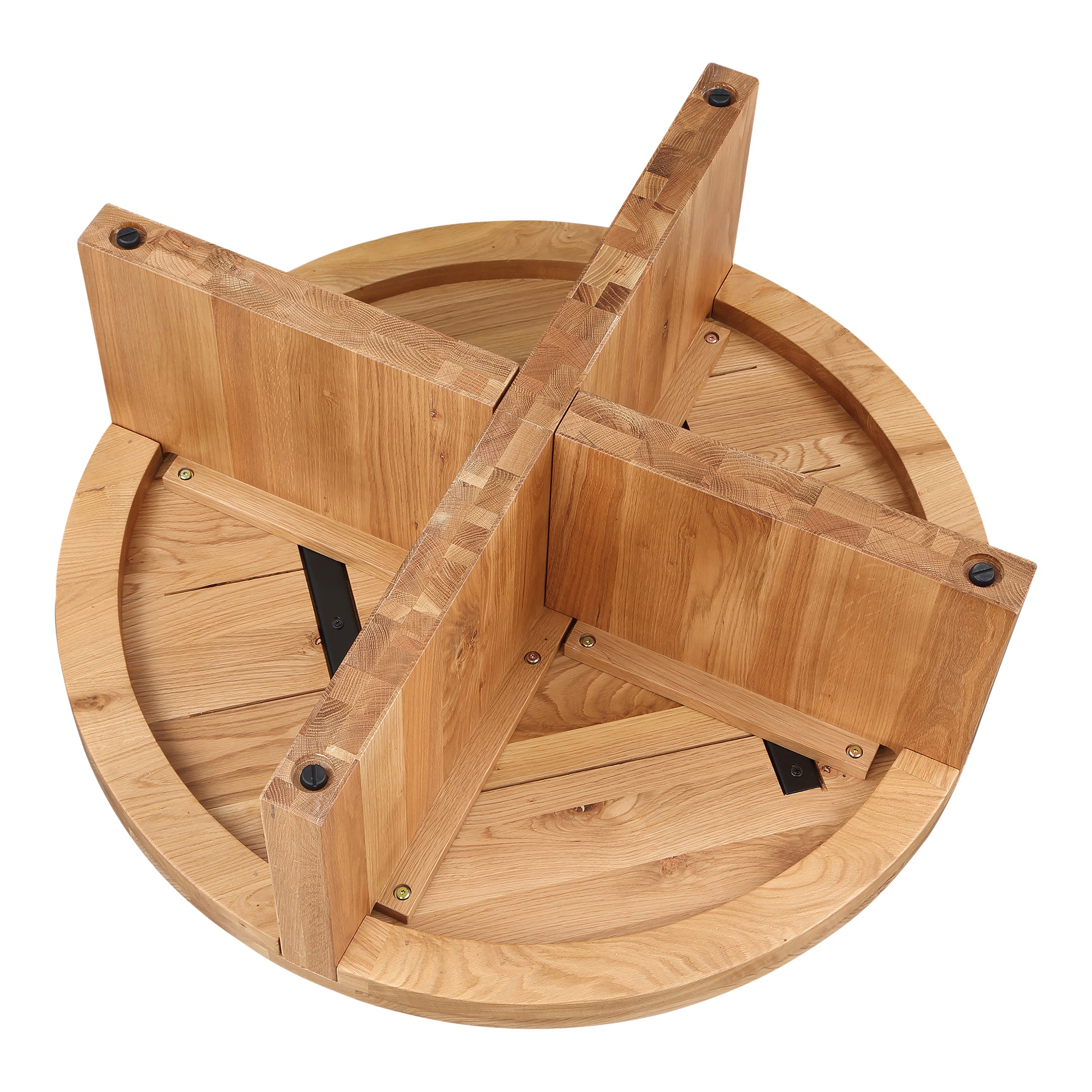 Folke Round Coffee Table Natural Oak - Central Designs
