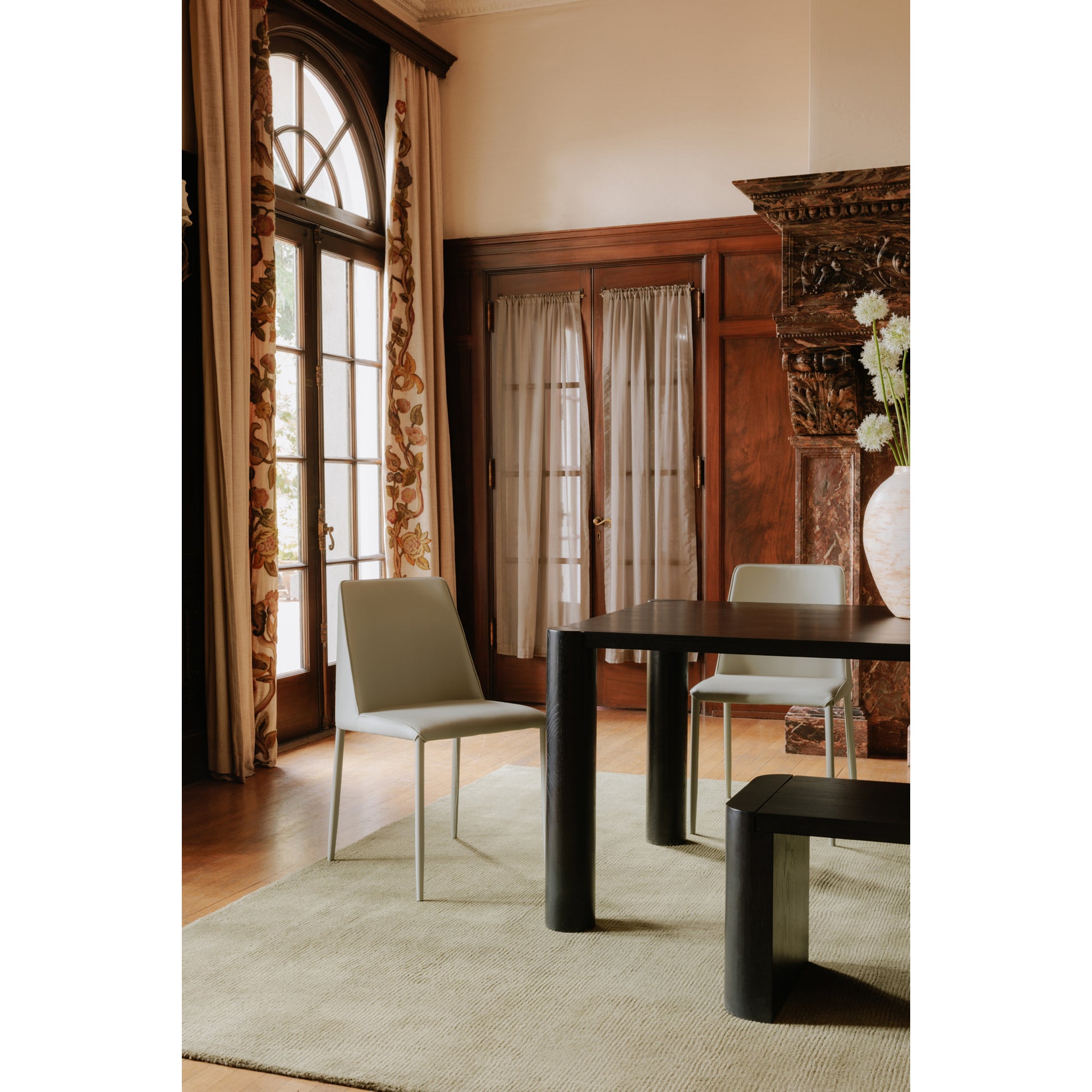 Post Small Dining Bench Black - Central Designs