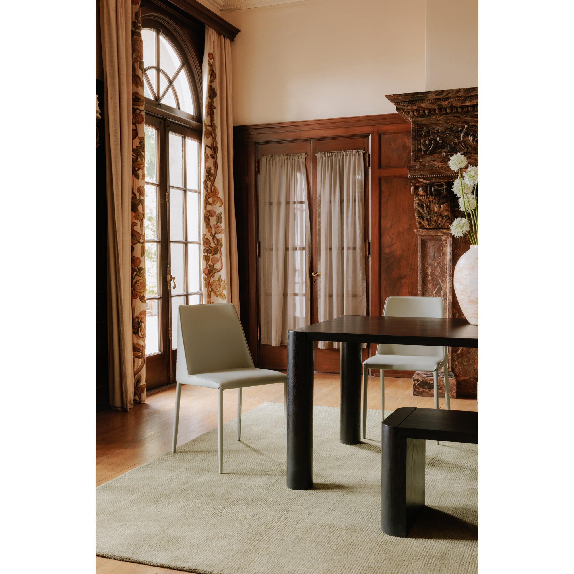 Post Small Dining Bench Black - Central Designs