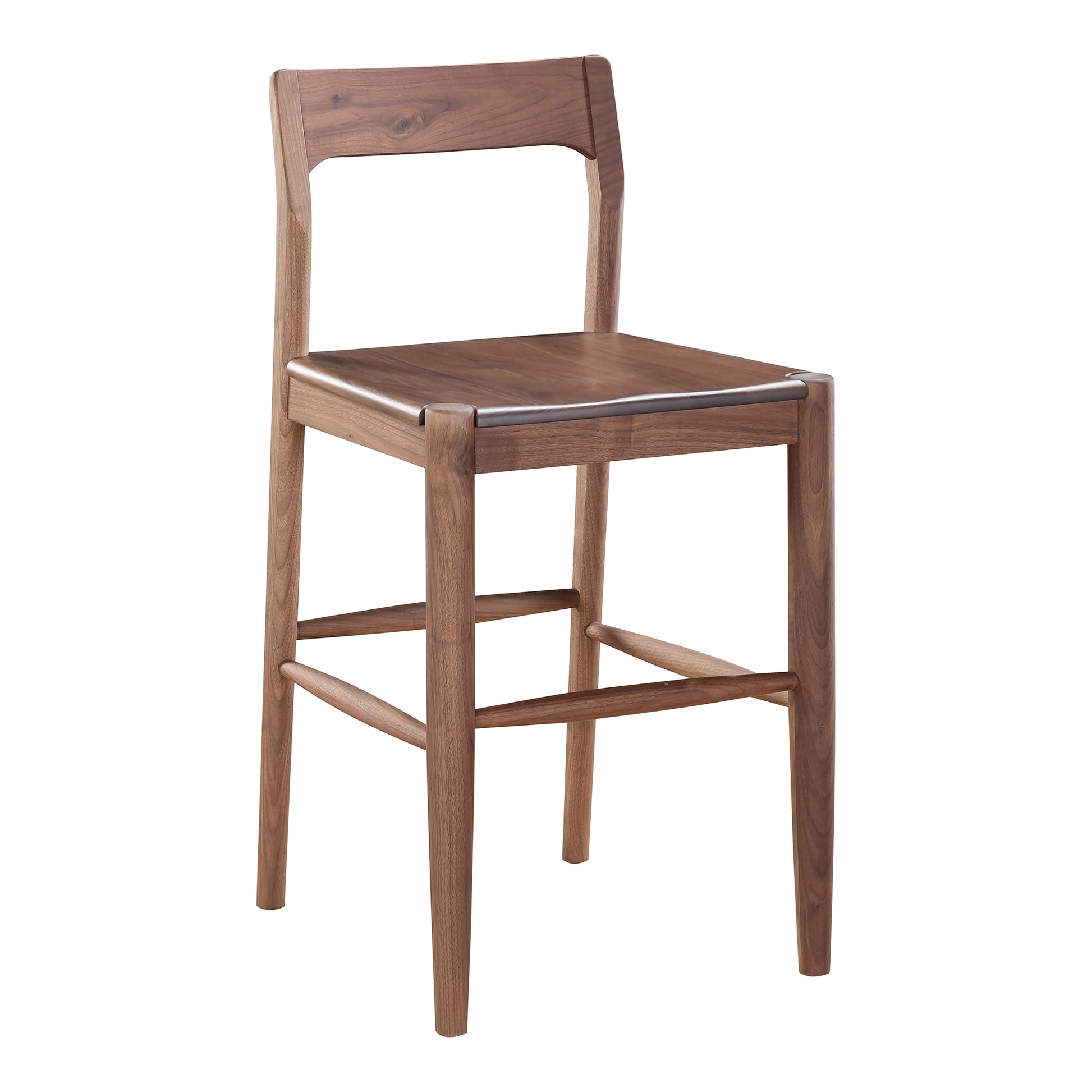 Owing Counter Stool Walnut Brown - Central Designs