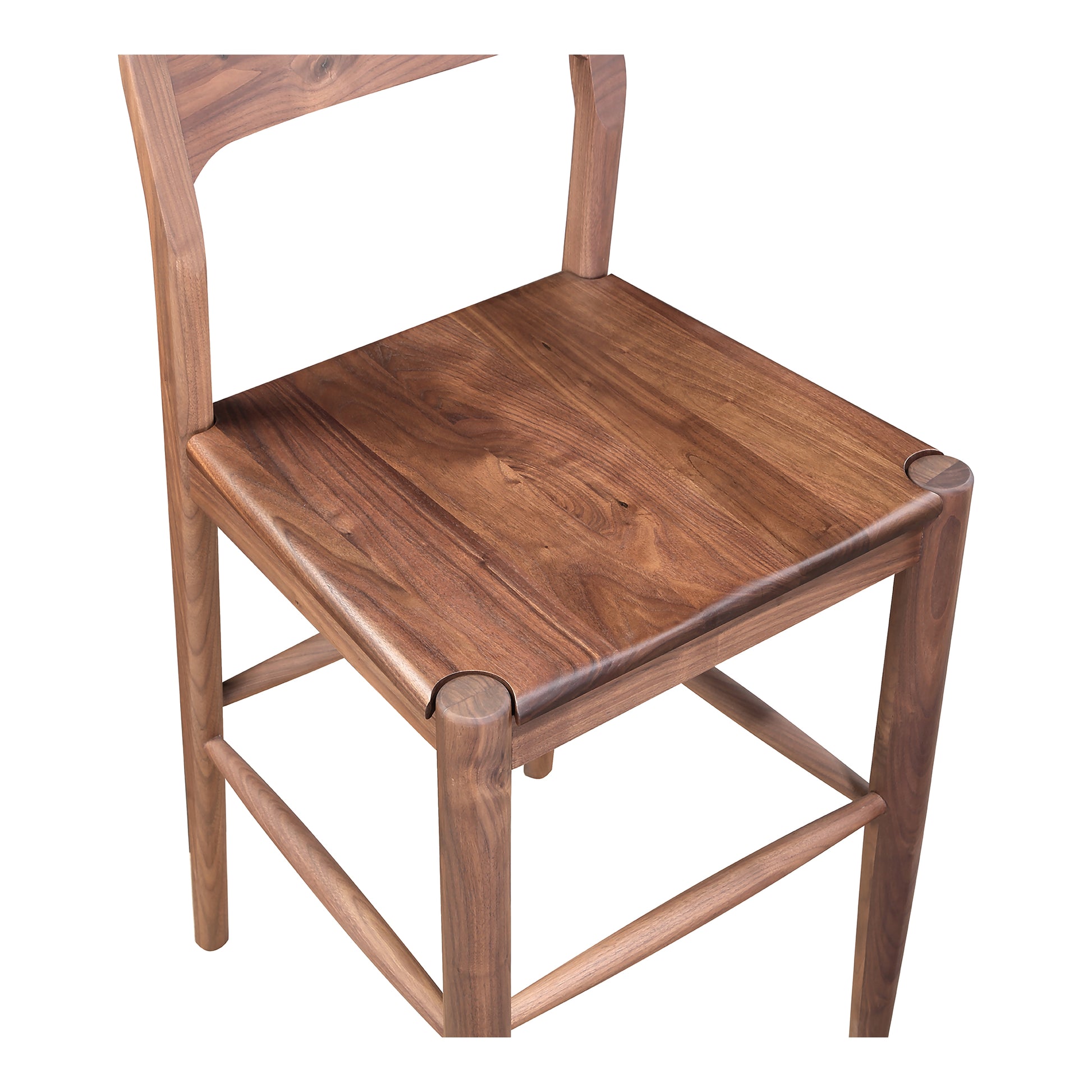 Owing Counter Stool Walnut Brown - Central Designs