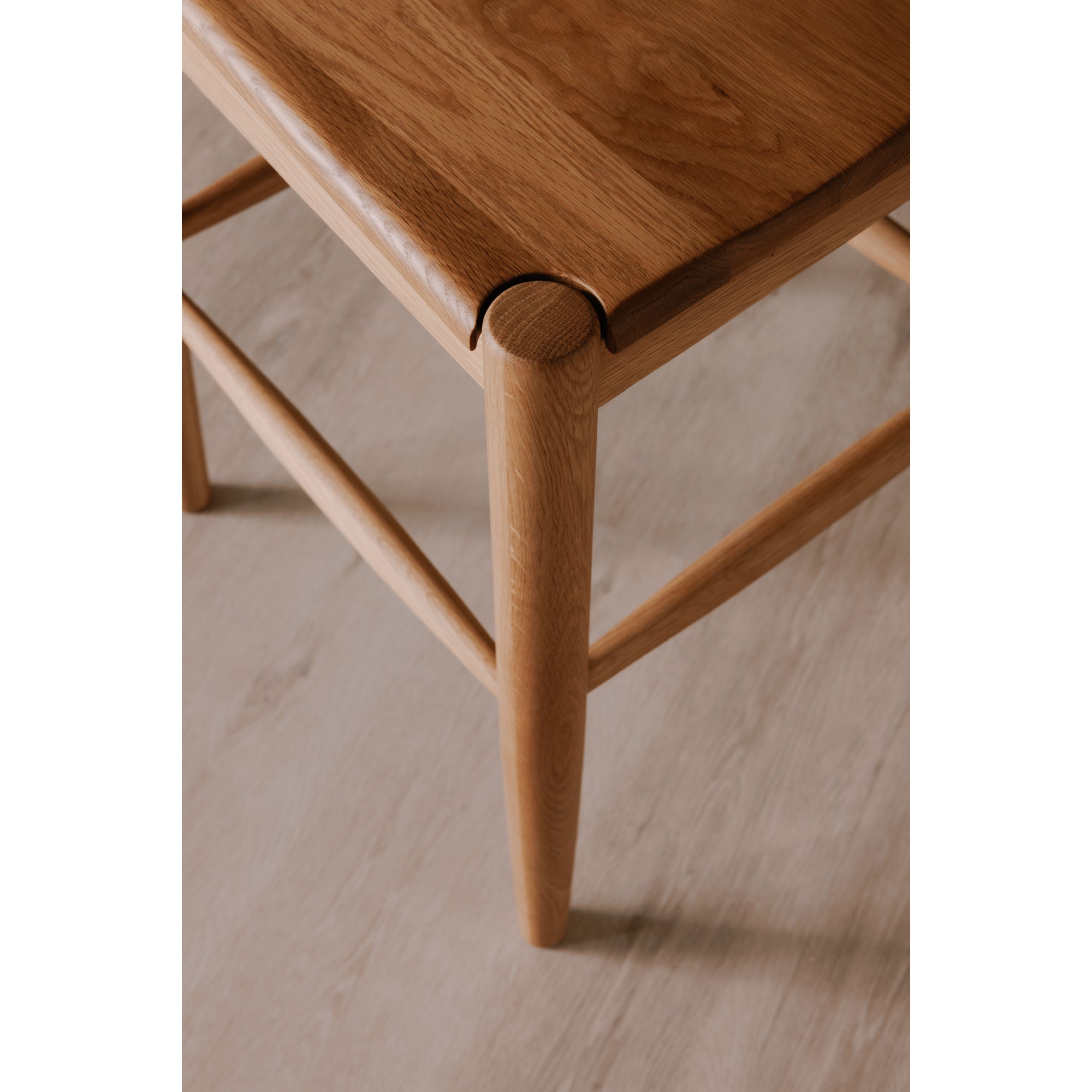 Owing Counter Stool Natural Oak - Central Designs