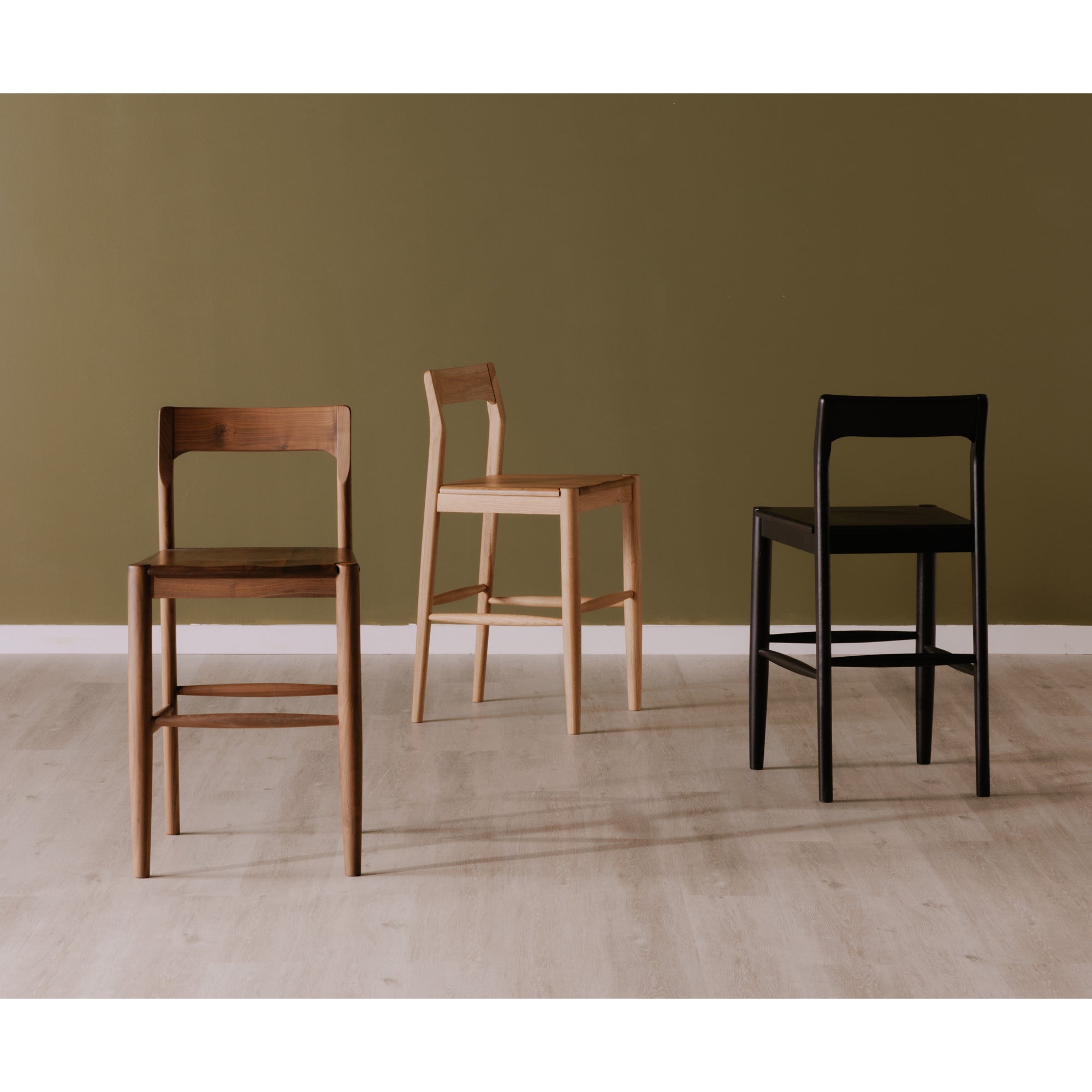 Owing Barstool Walnut Brown - Central Designs