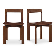 Daifuku Dining Chair Brown – Set Of Two - Central Designs