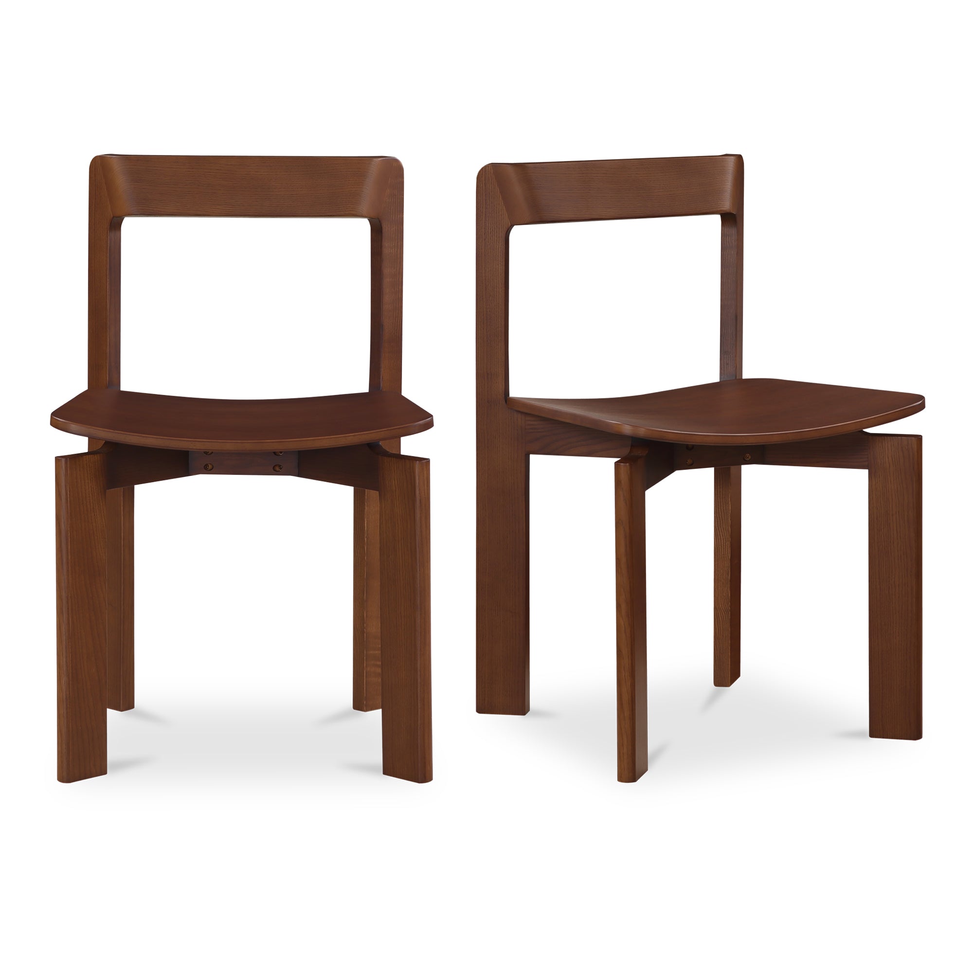 Daifuku Dining Chair Brown – Set Of Two - Central Designs