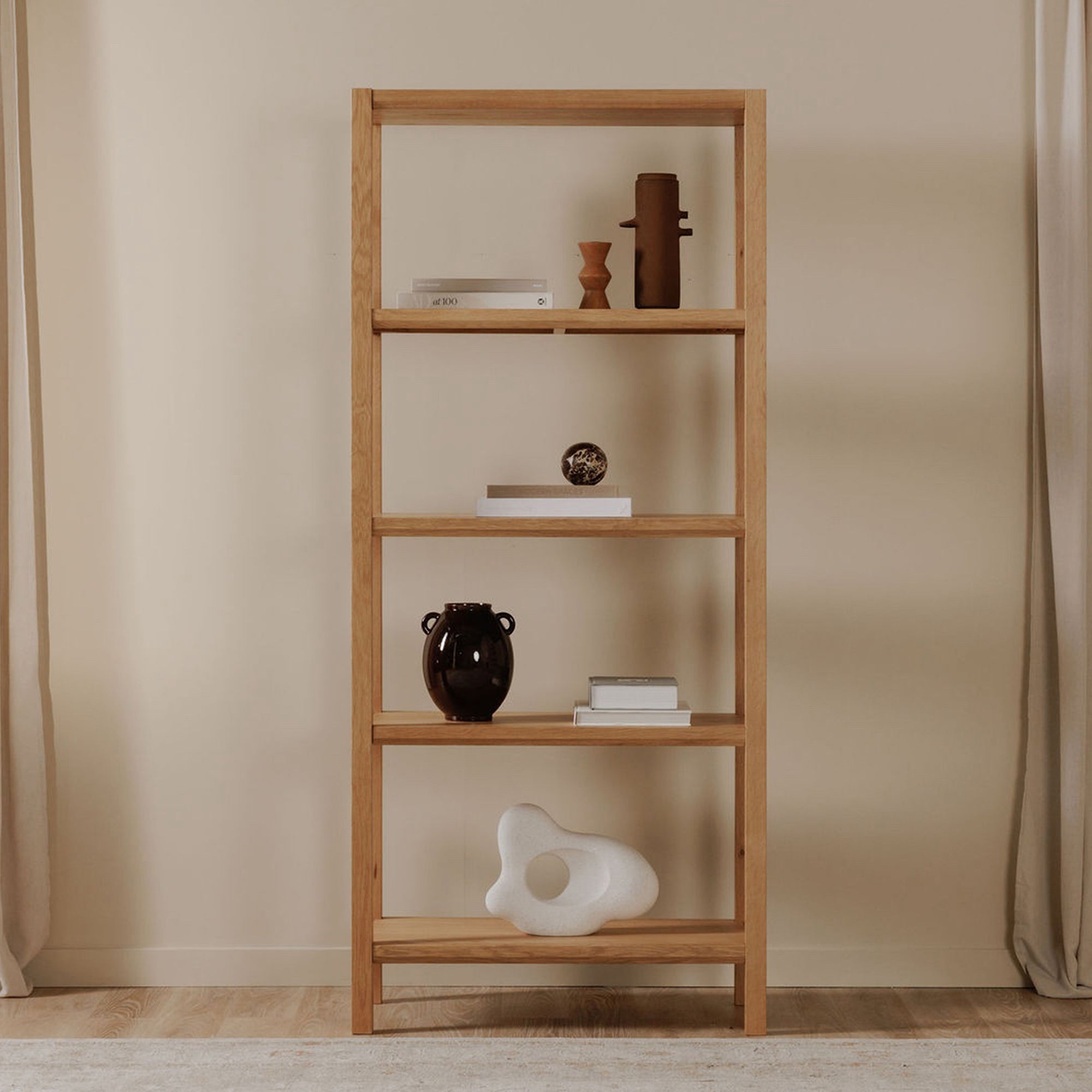 Nolan Bookcase Natural - Central Designs