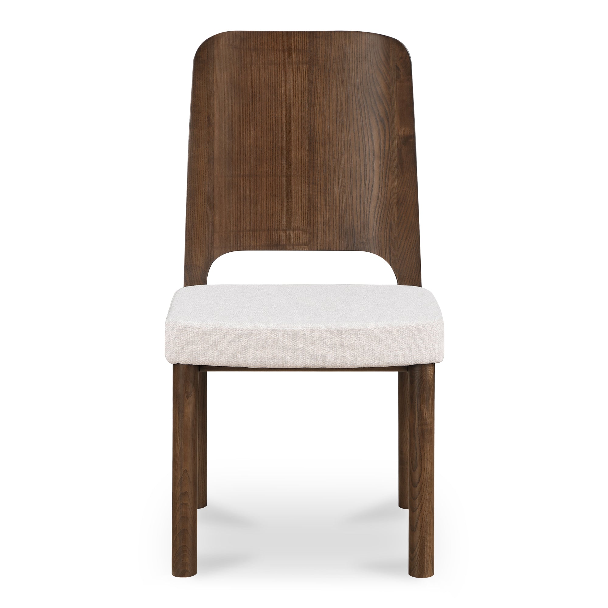 Kerr Dining Chair Walnut-Stained Ash Beige-Set Of Two