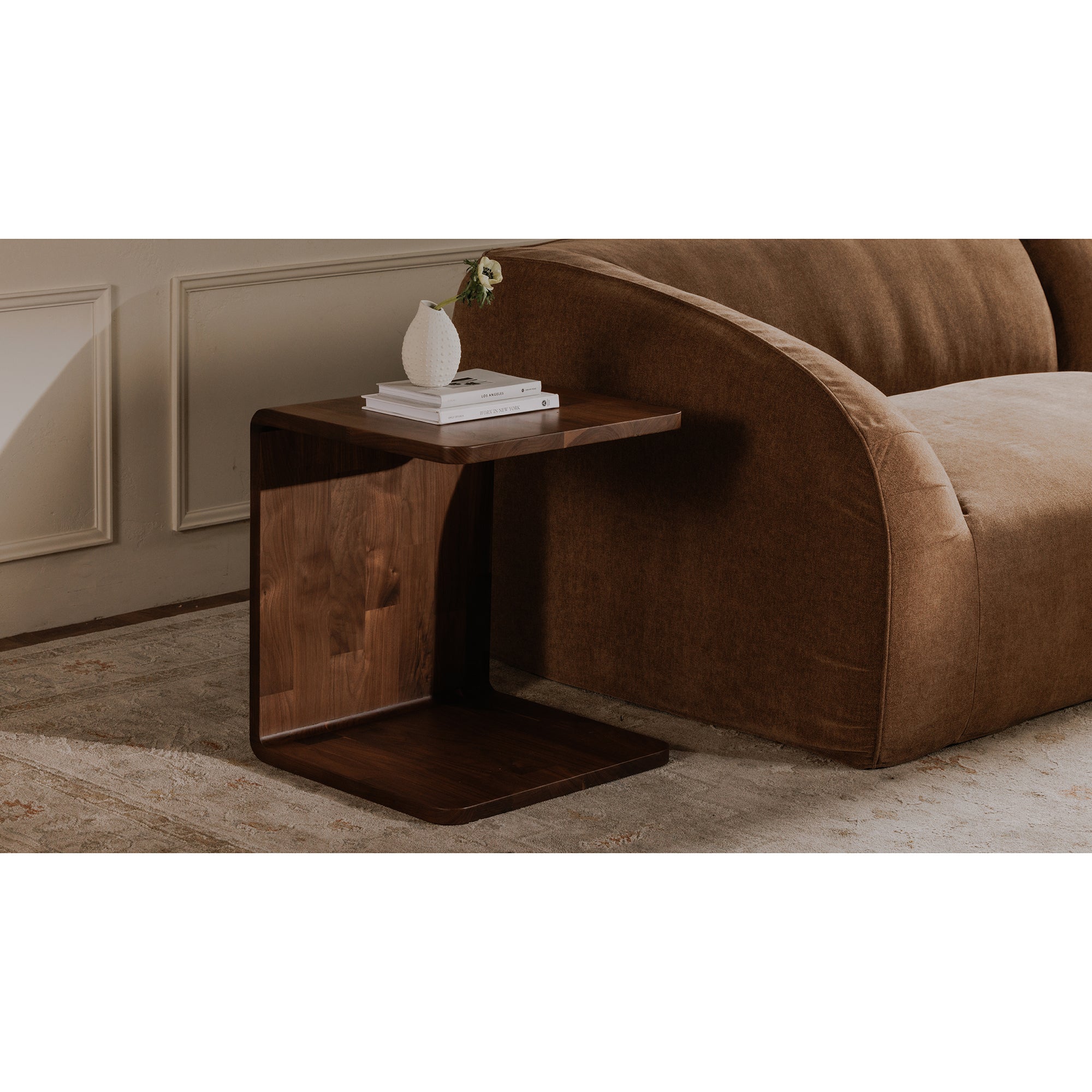 Carrie Side Table Walnut - Central Designs