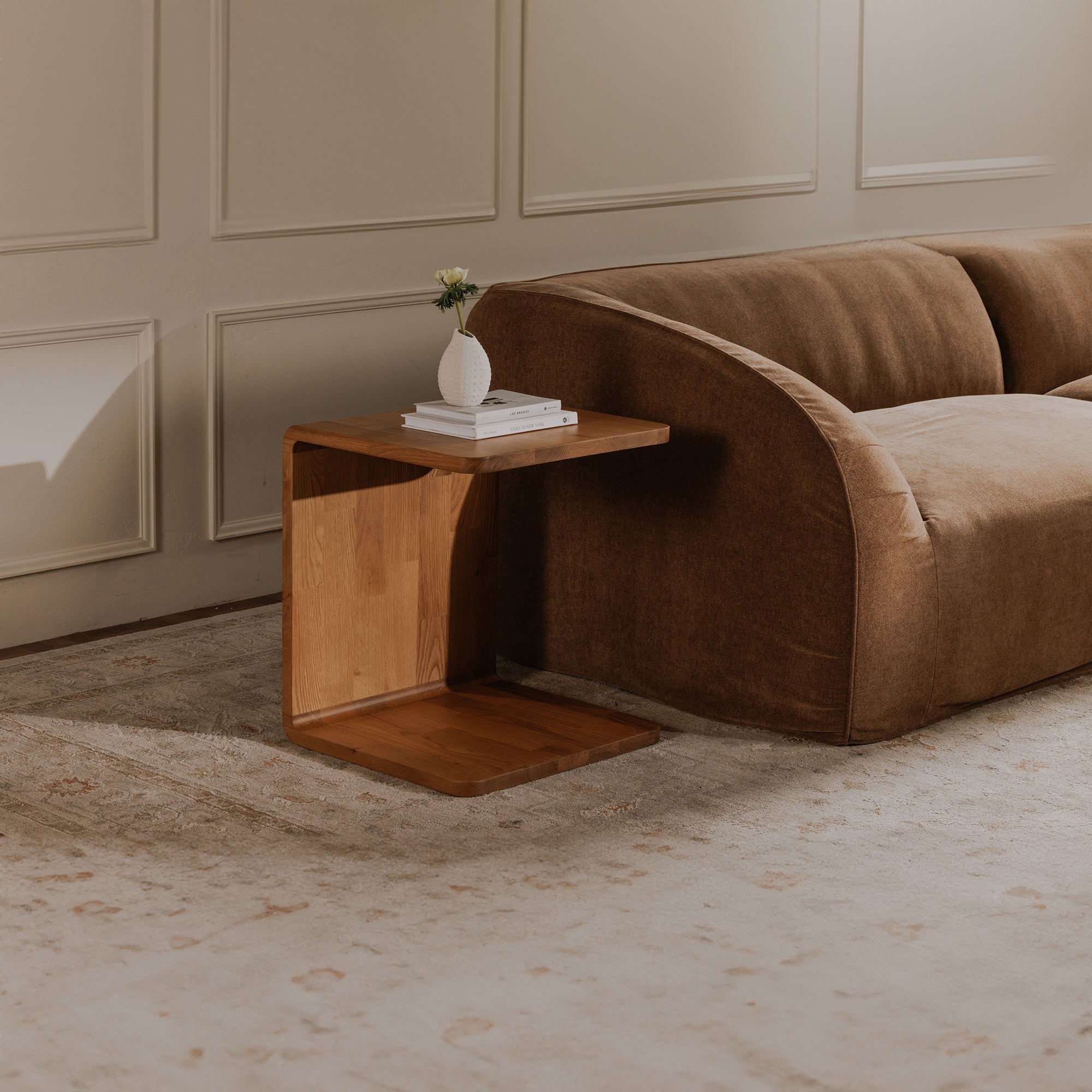 Carrie Side Table Natural Oak