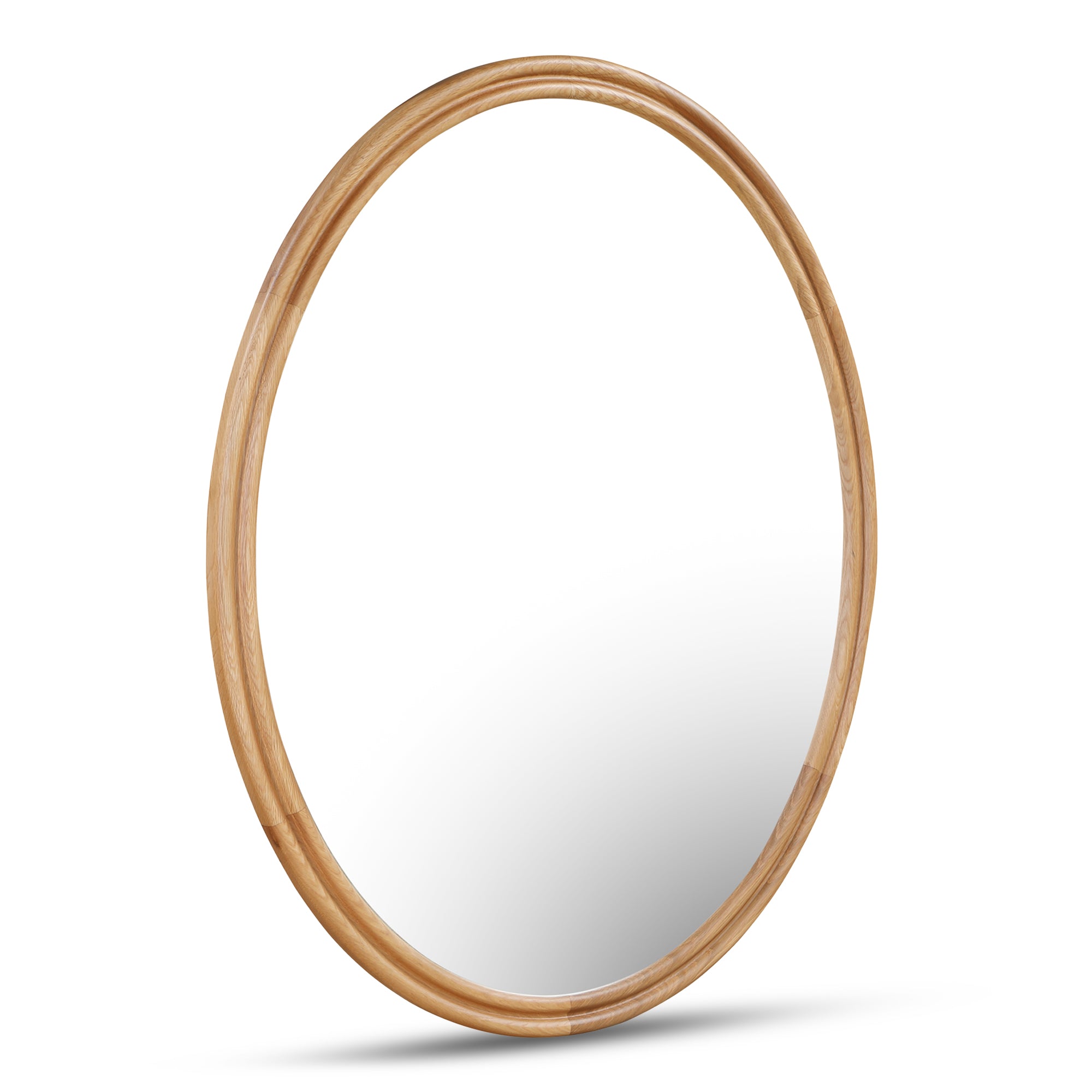 Alcott Oval Mirror Oak