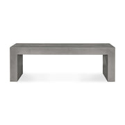 Lazarus Outdoor Bench Dark Grey