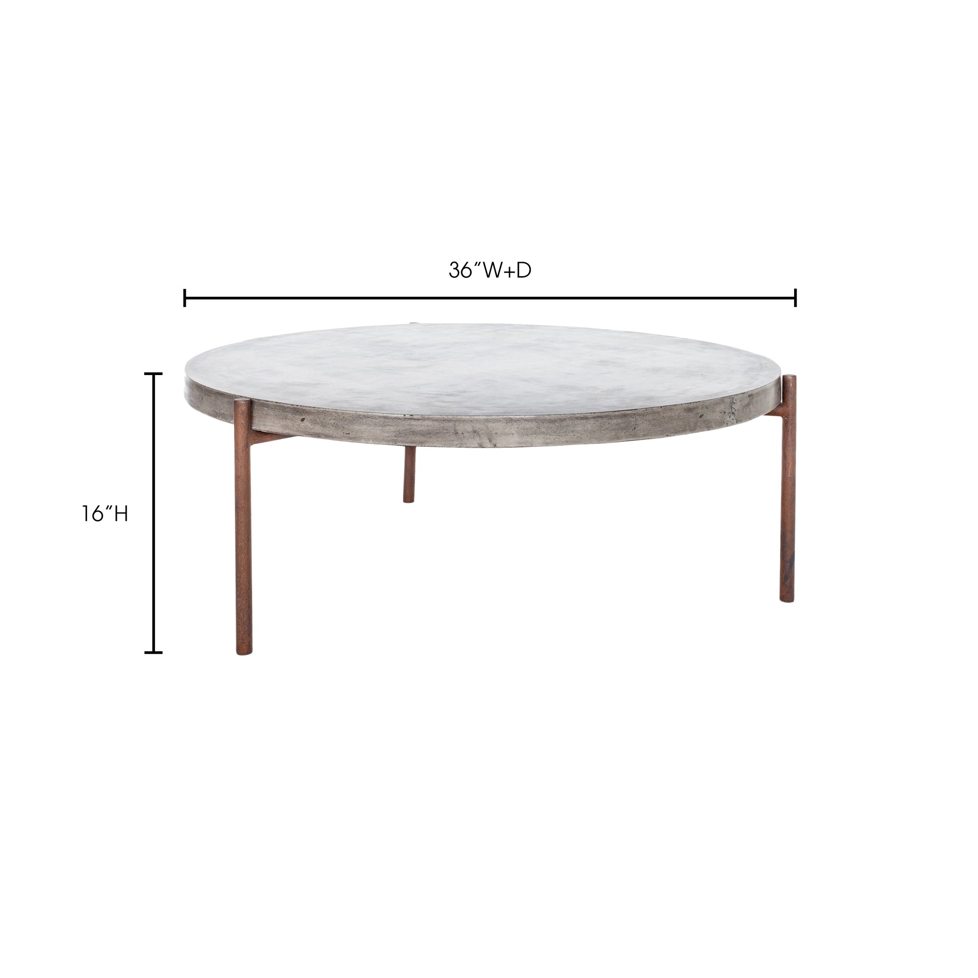 Mendez Outdoor Coffee Table Grey - Central Designs