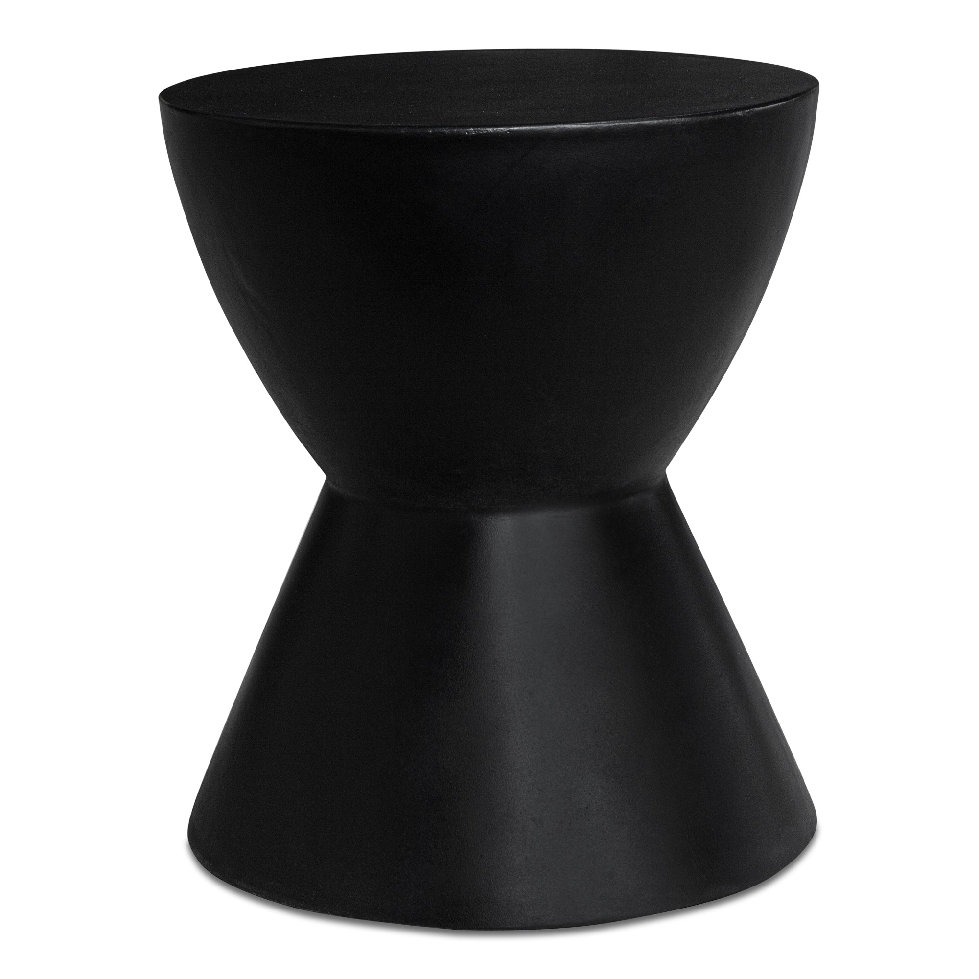 Hourglass Outdoor Stool Black - Central Designs