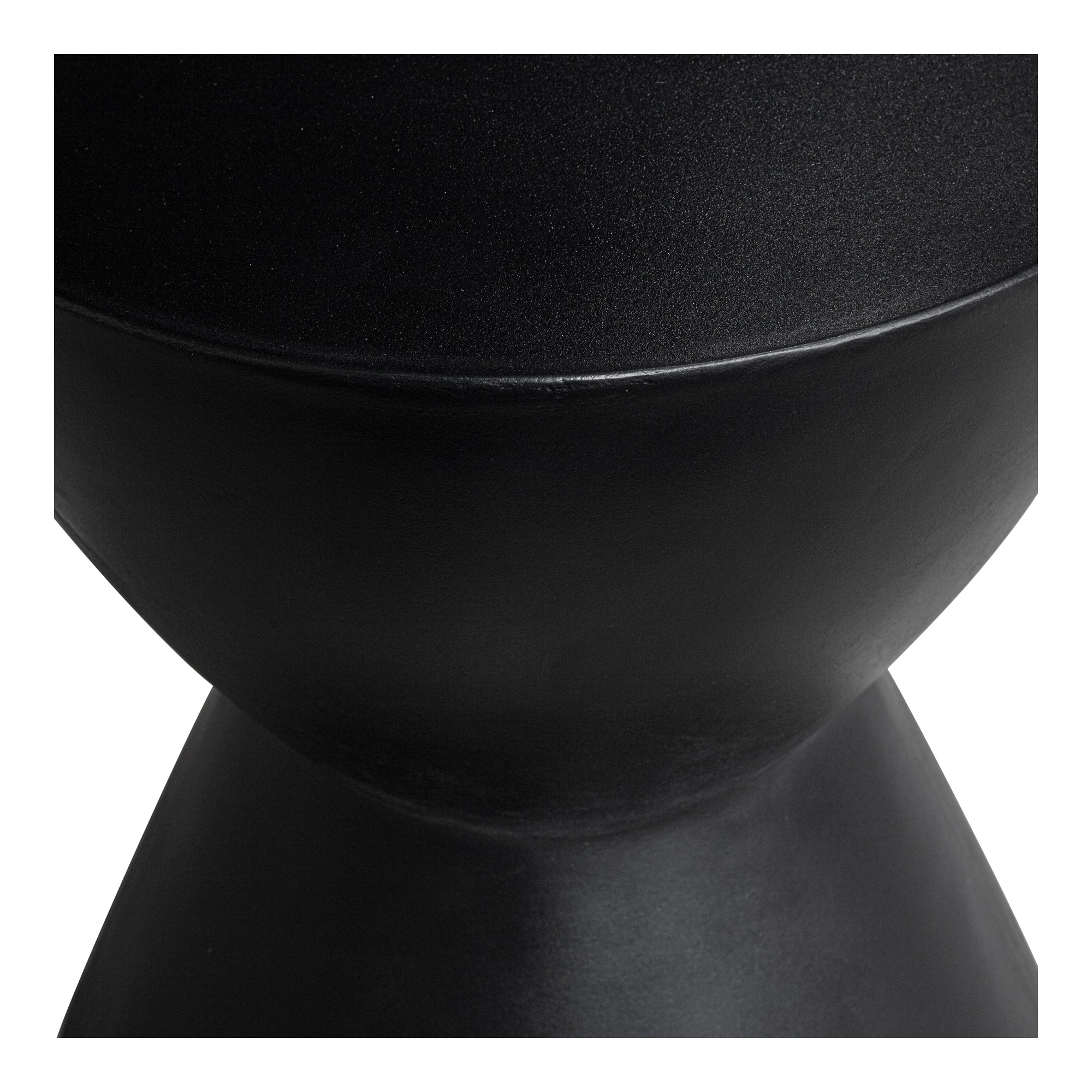 Hourglass Outdoor Stool Black - Central Designs