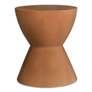 Hourglass Outdoor Stool Terracotta - Central Designs
