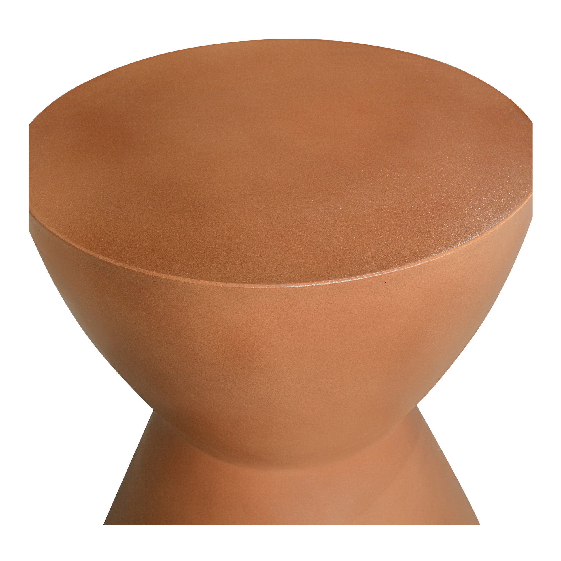 Hourglass Outdoor Stool Terracotta - Central Designs