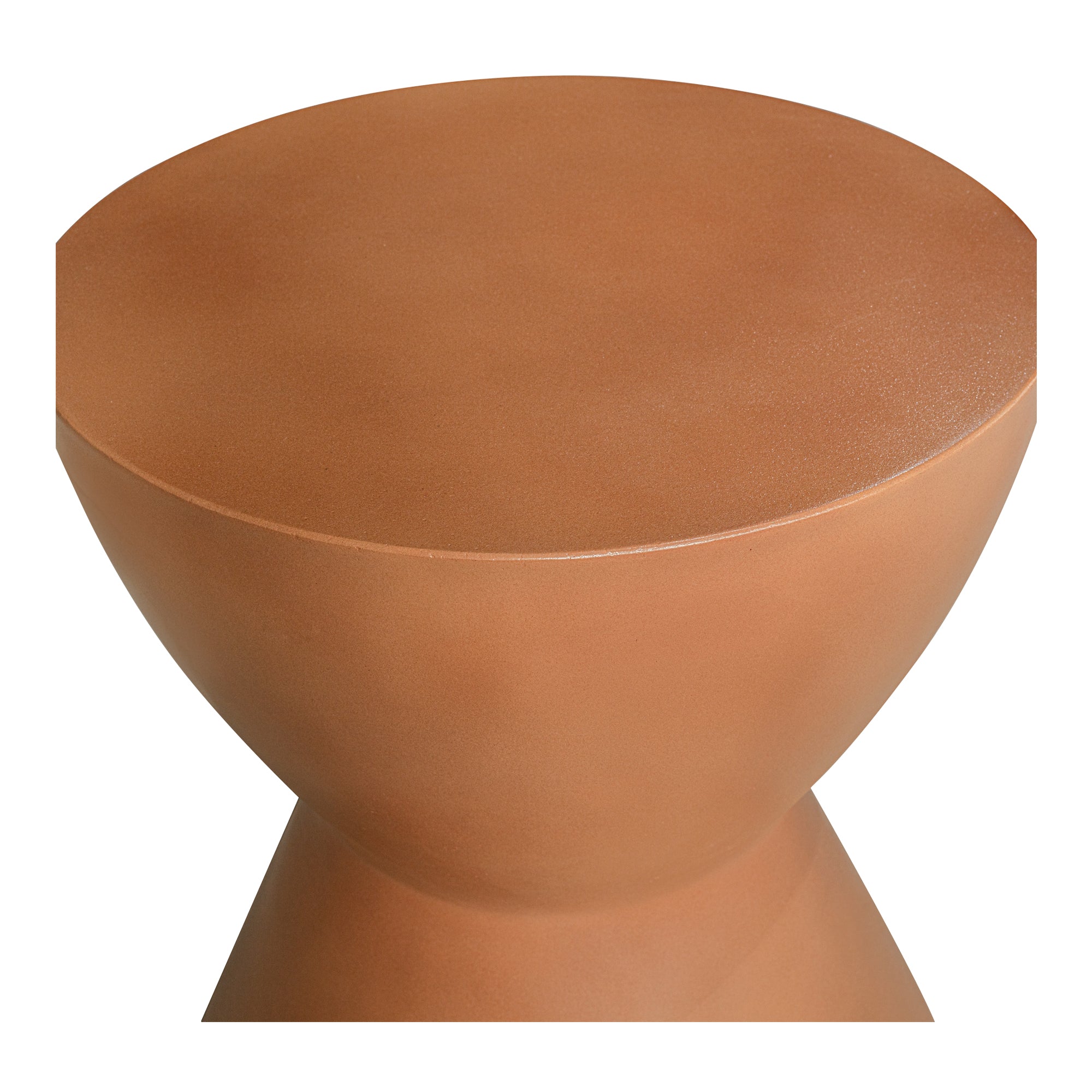 Hourglass Outdoor Stool Terracotta - Central Designs