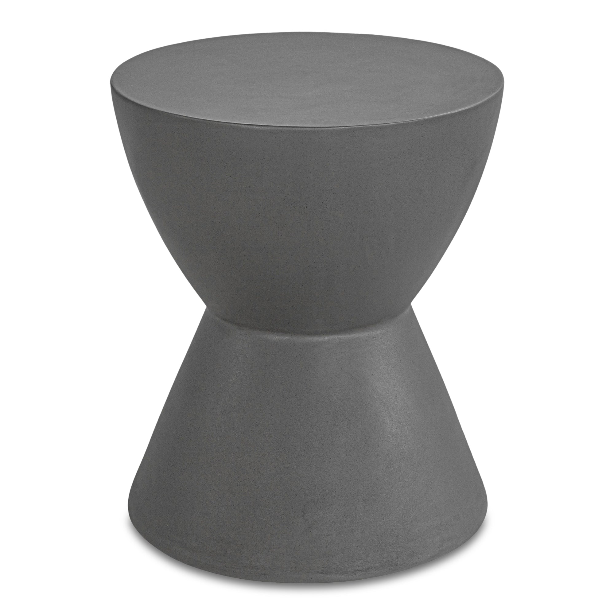 Hourglass Outdoor Stool Grey - Central Designs