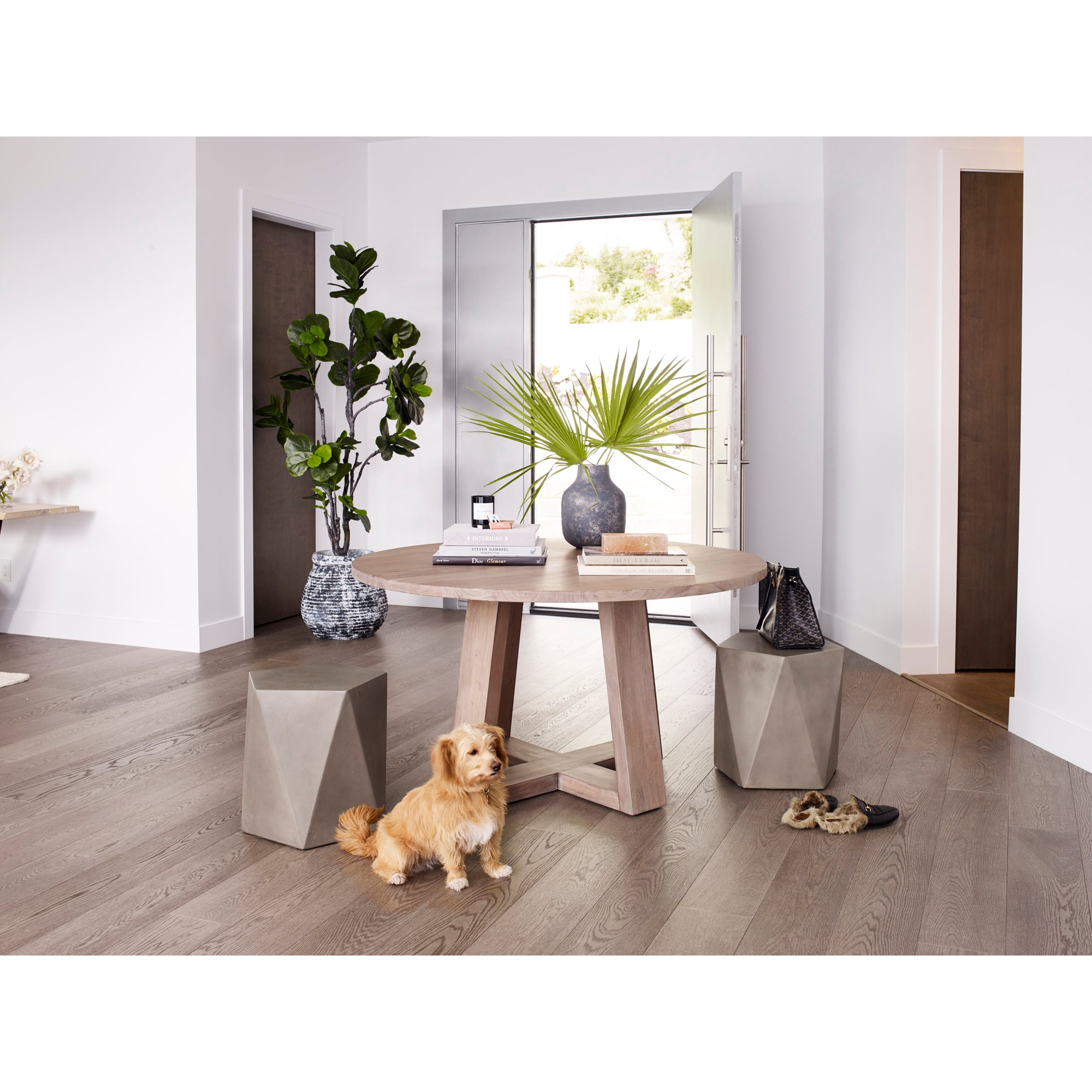 Gem Outdoor Stool Grey - Central Designs