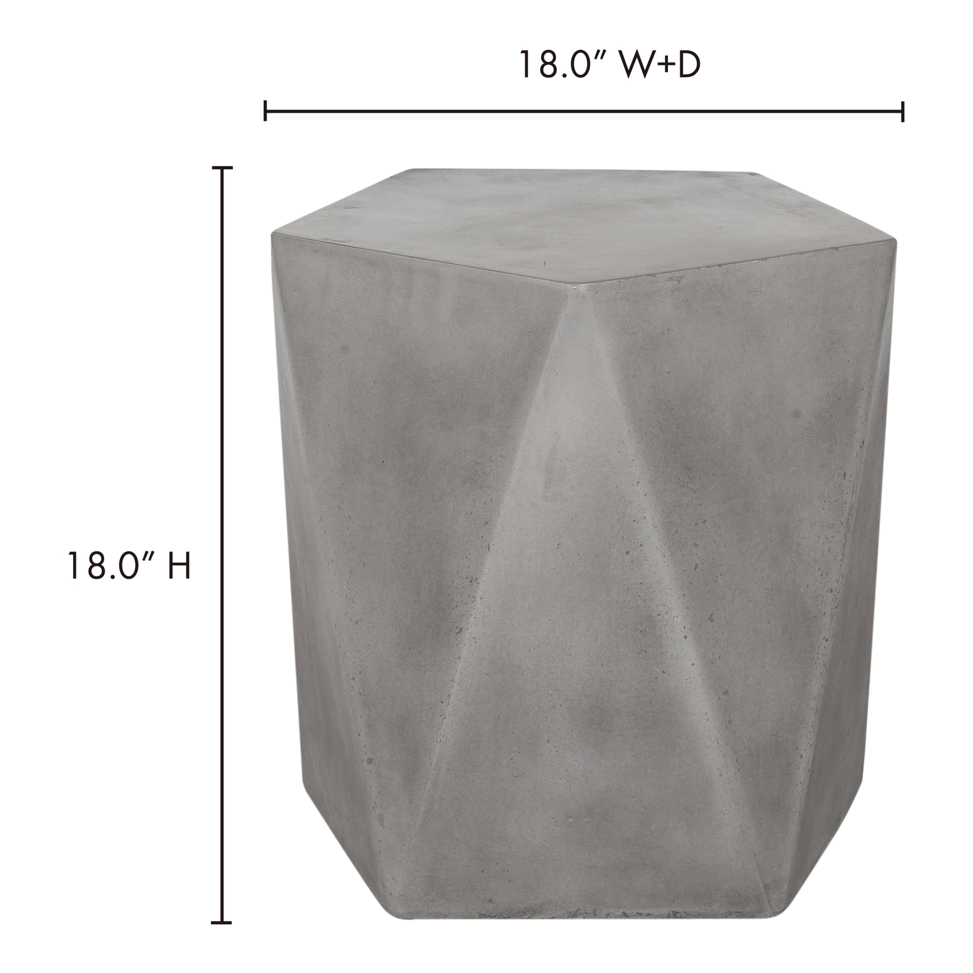 Gem Outdoor Stool Grey - Central Designs