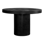 Cassius Round Outdoor Dining Table Black - Central Designs