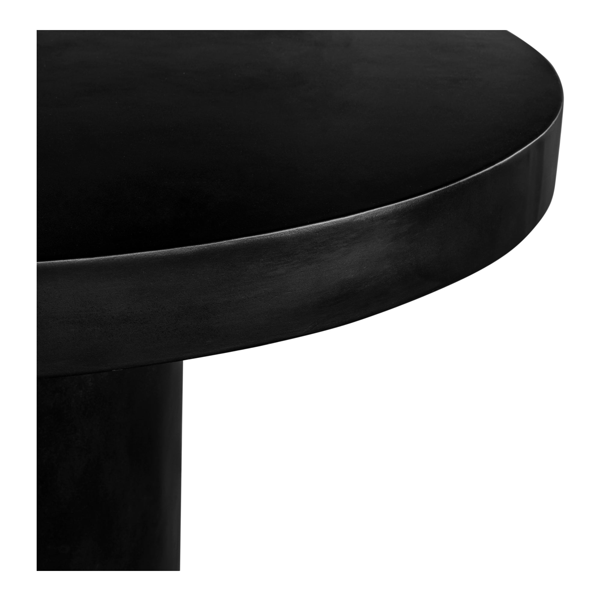 Cassius Round Outdoor Dining Table Black - Central Designs