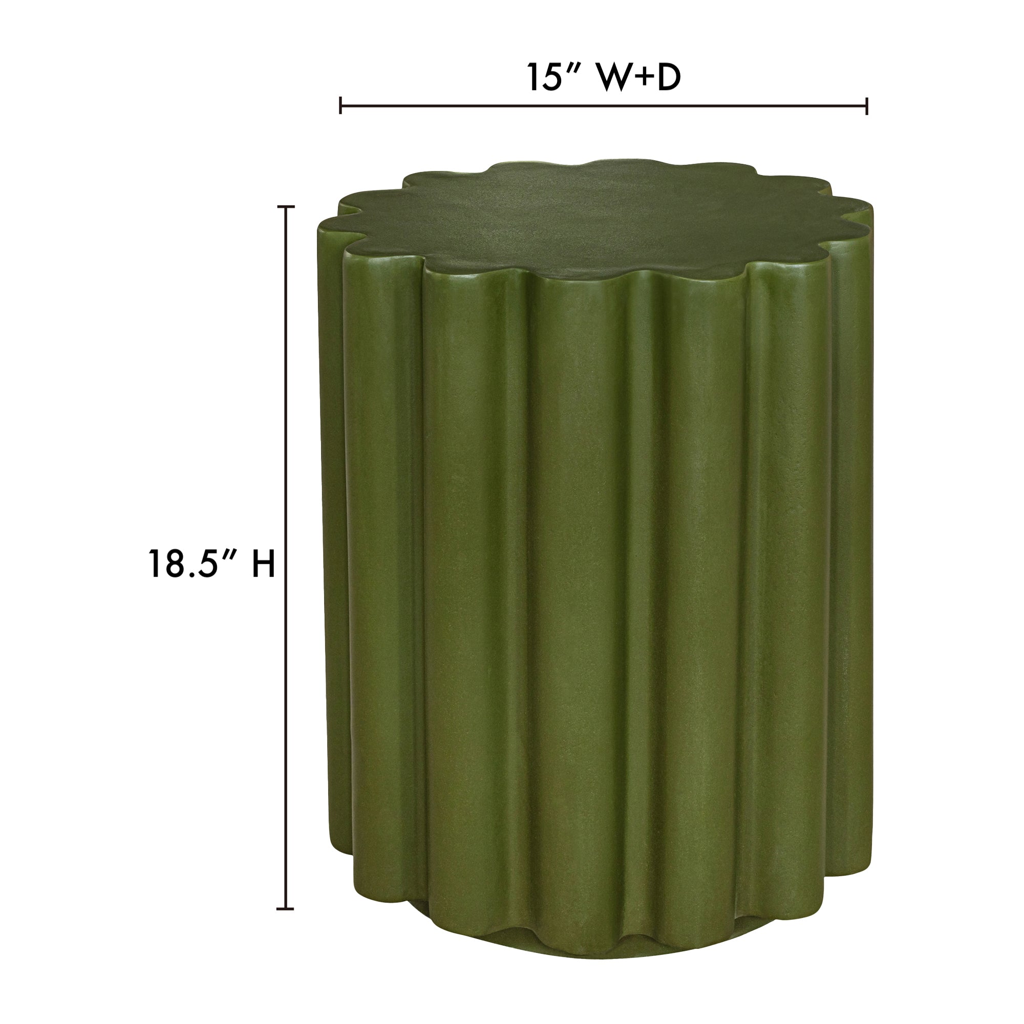 Taffy Accent Table Green - Central Designs