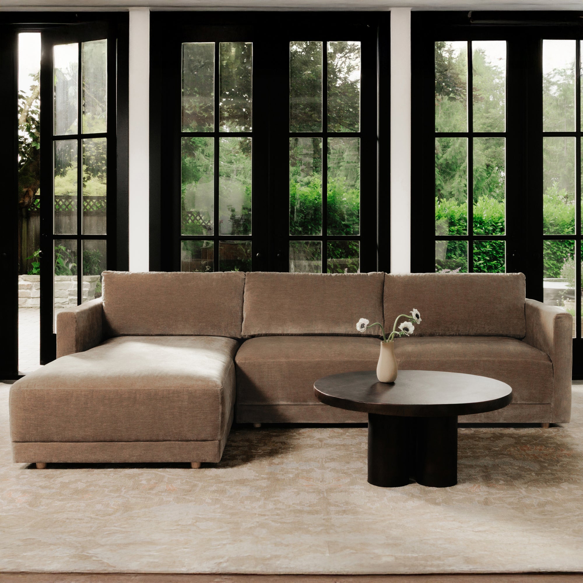 Bryn Sectional Right Camel - Central Designs