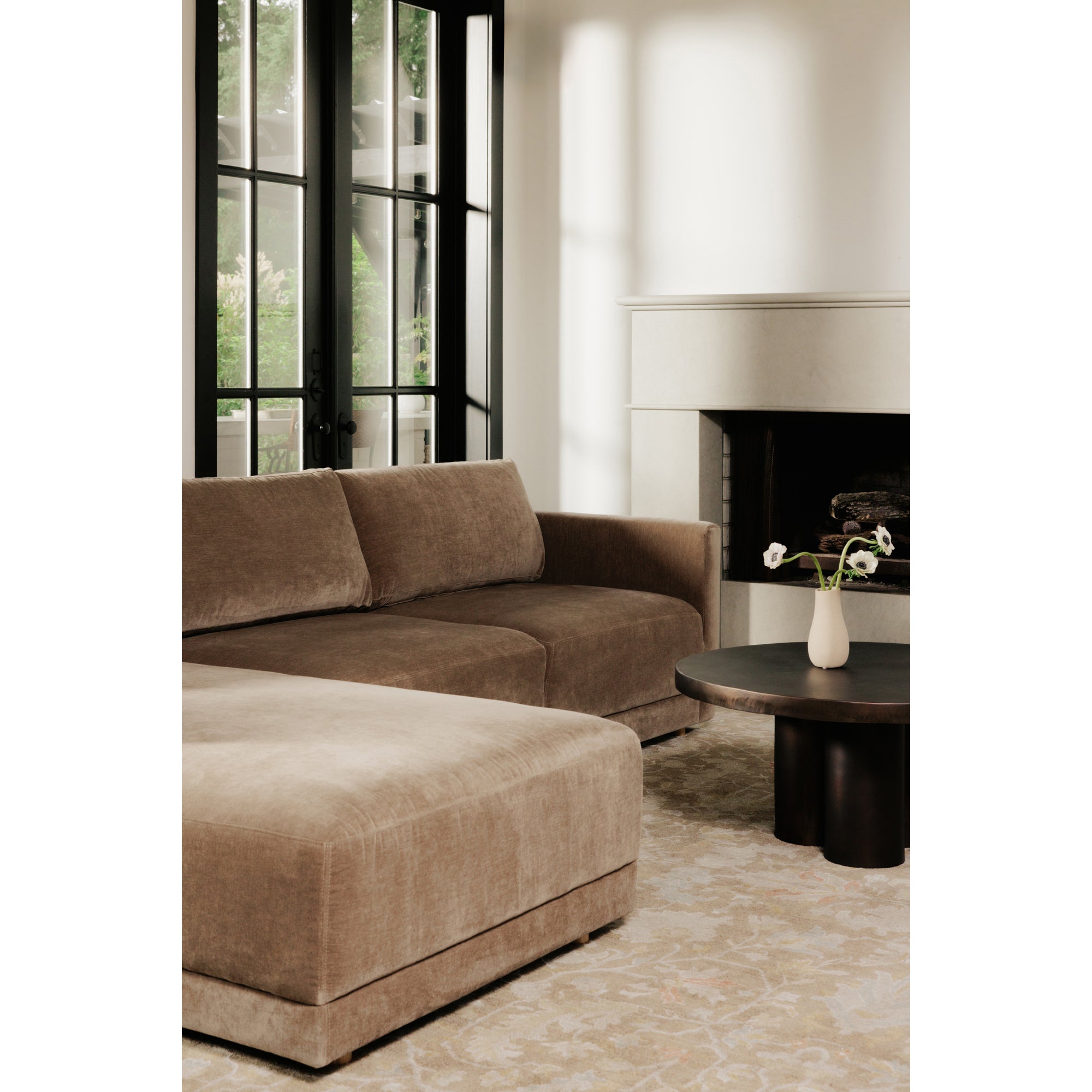 Bryn Sectional Right Camel - Central Designs