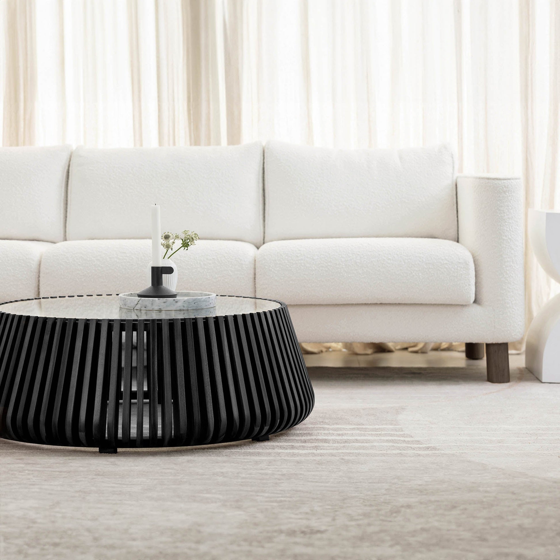 Bungalow Coffee Table - Black - Central Designs