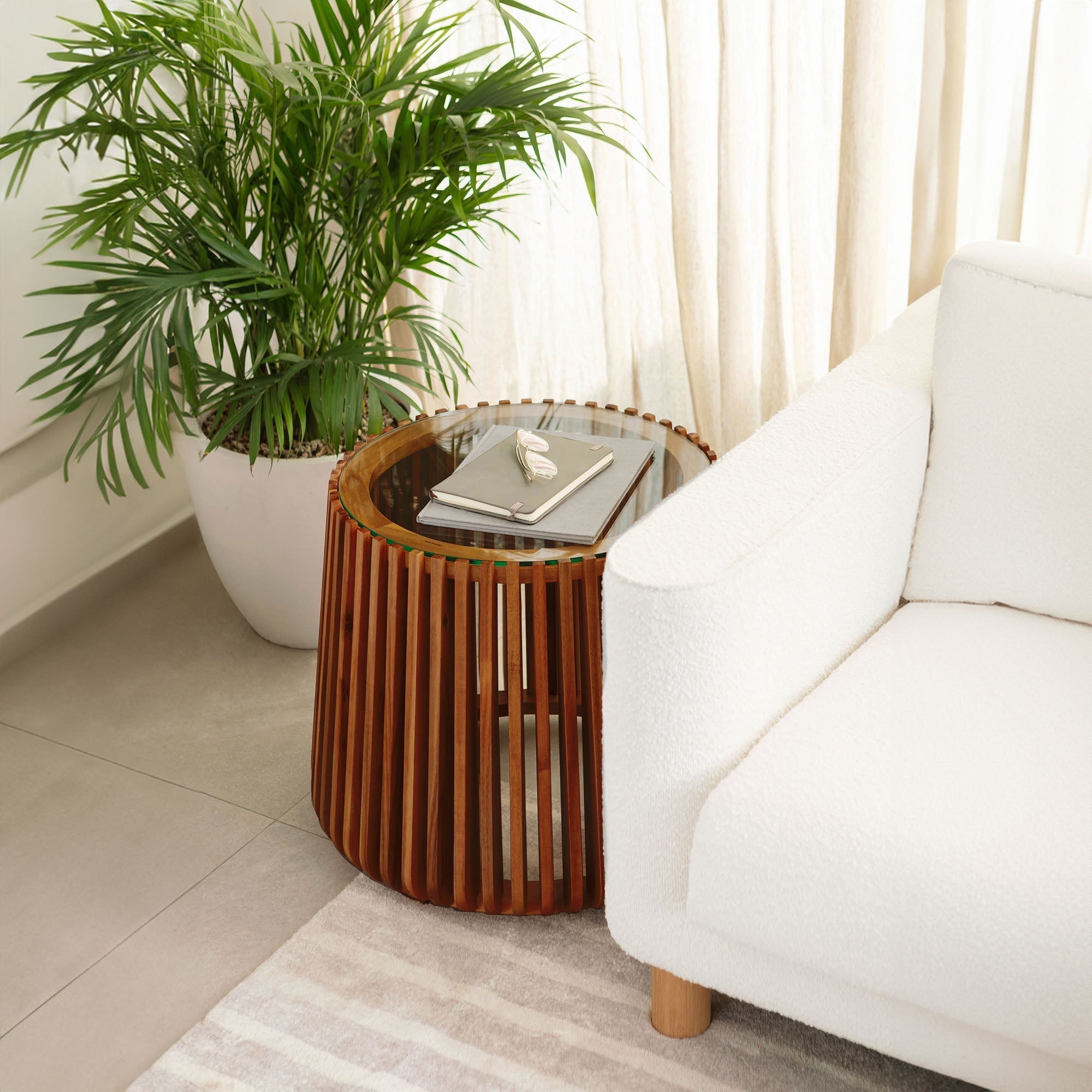 Bungalow Side Table - Honey Brown