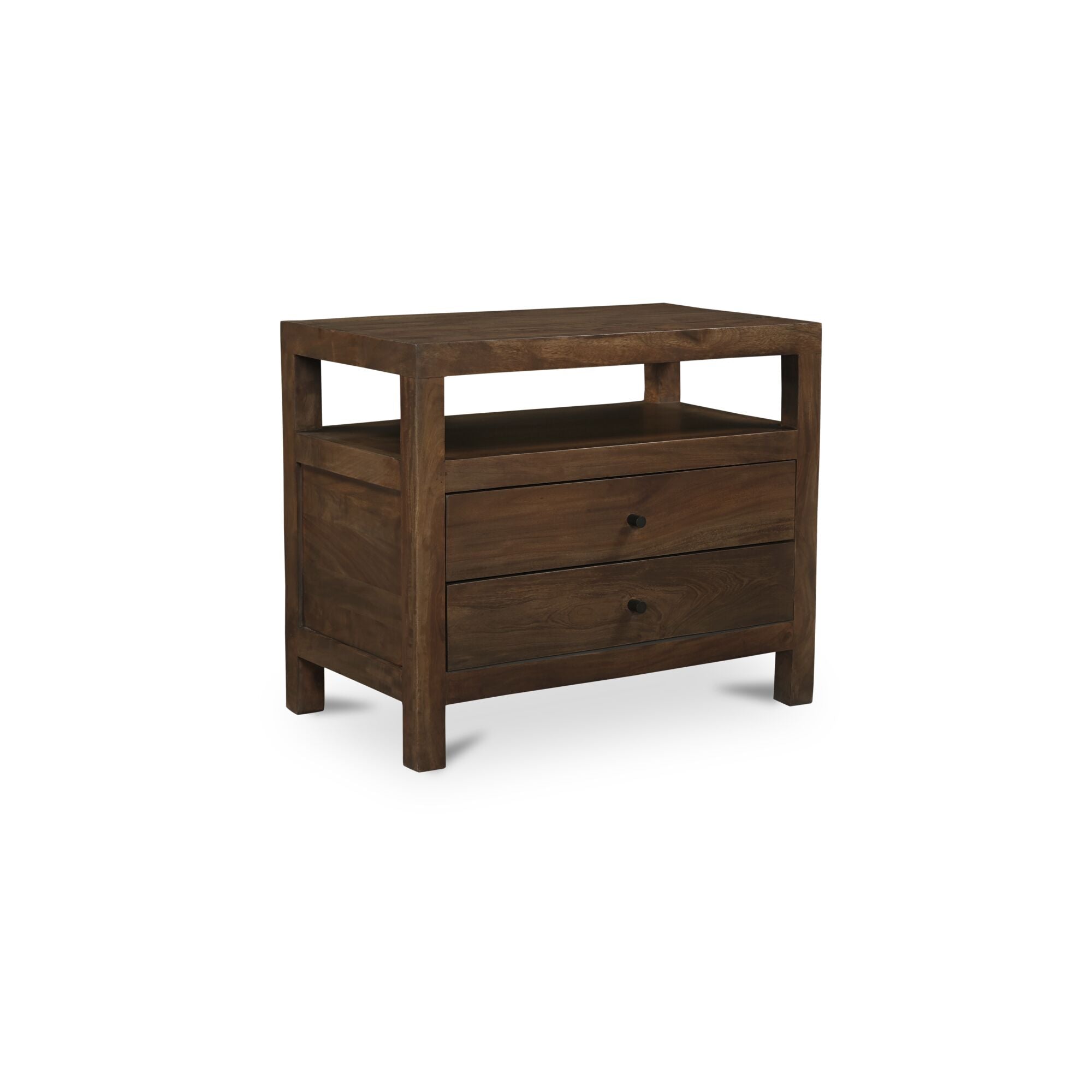 Windsor Nightstand Dark Brown - Central Designs