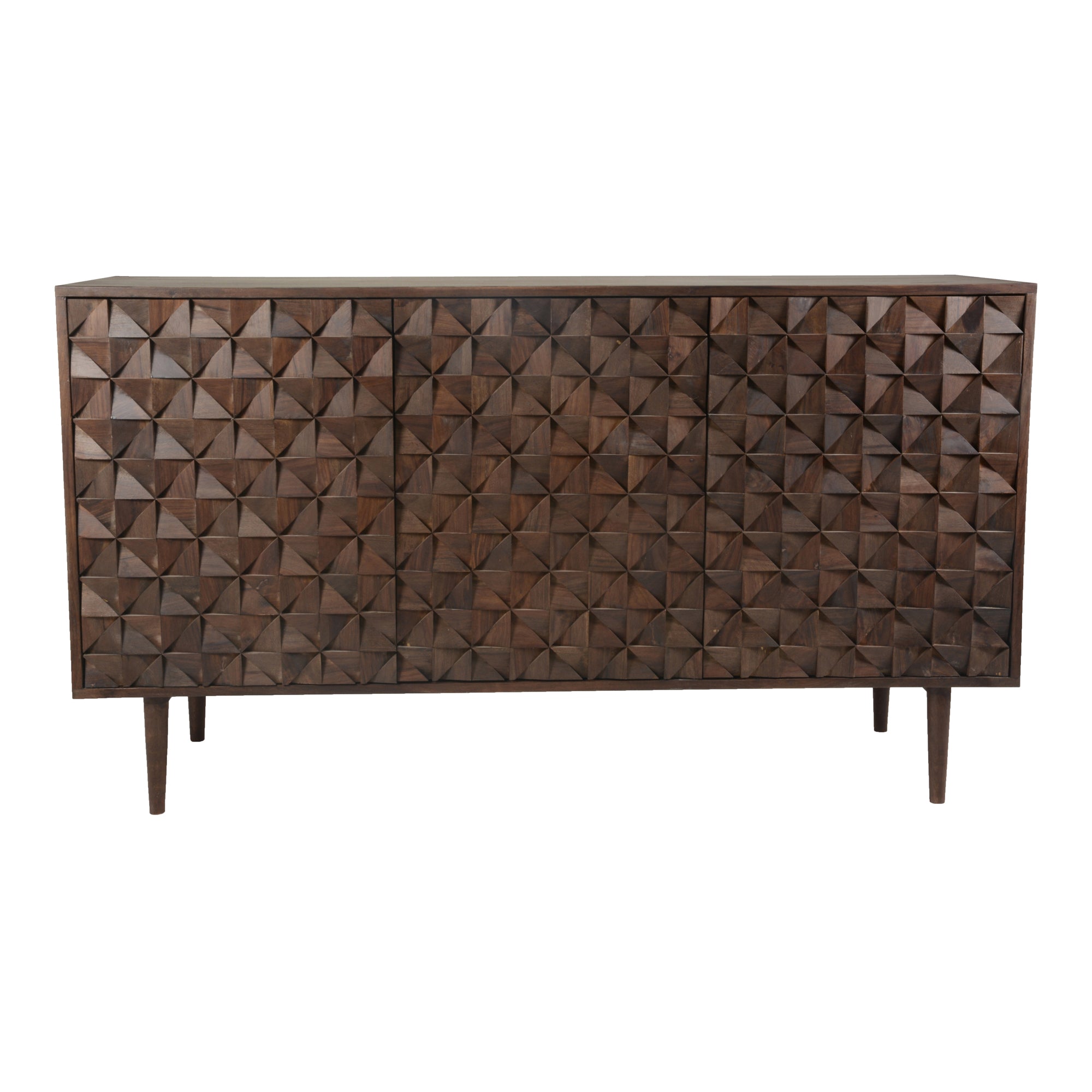 Pablo 3 Door Sideboard Dark Brown - Central Designs